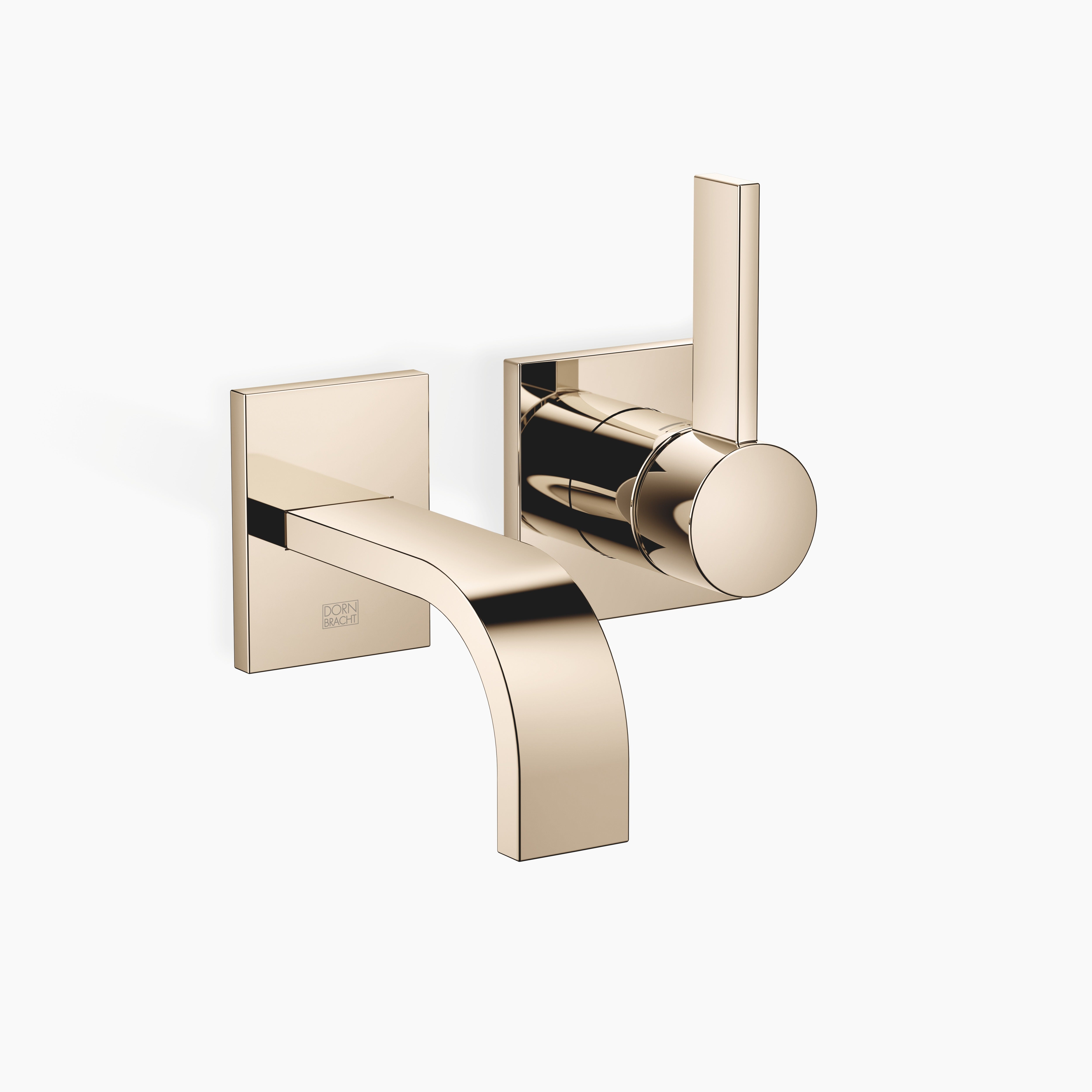 Mem Wall Mounted Single Lever Basin Mixer Without Pop Up Waste Chrome V