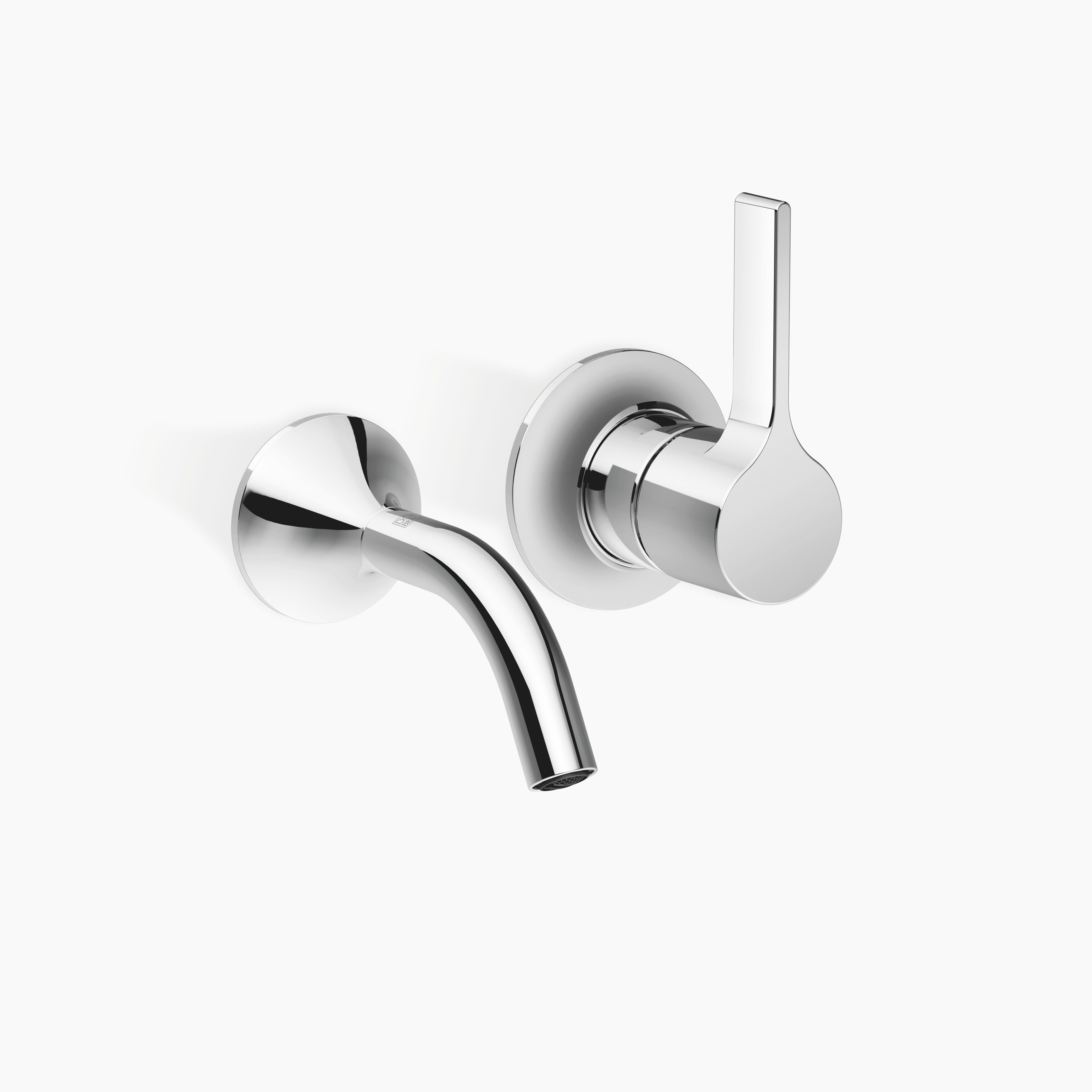 Vaia Wall Mounted Single Lever Basin Mixer Without Pop Up Waste Chrome II