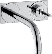 AXOR Uno Single lever basin mixer for concealed installation wall-mounted with spout 165 mm and plate