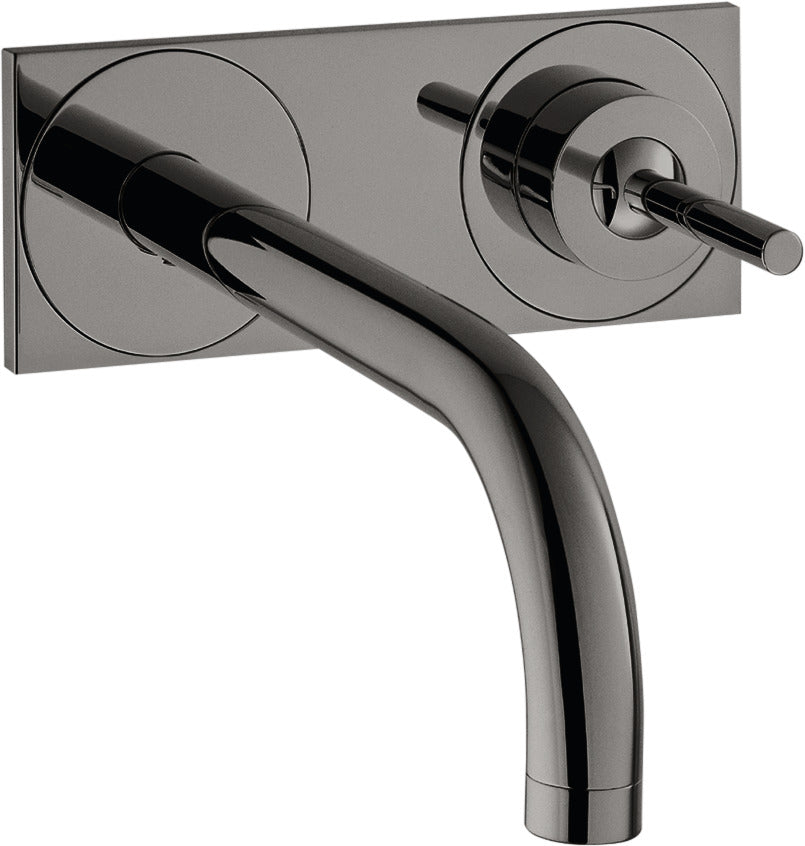 AXOR Uno Single lever basin mixer for concealed installation wall-mounted with spout 165 mm and plate