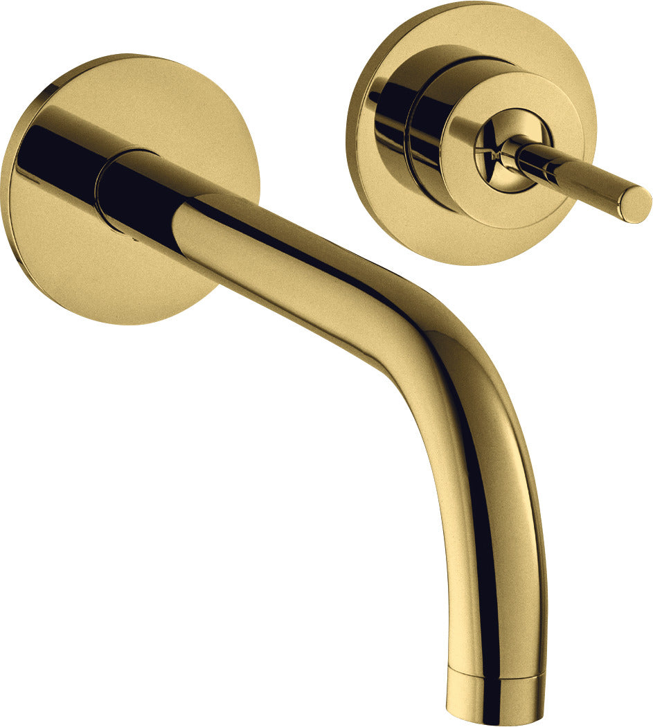 AXOR Uno Single lever basin mixer for concealed installation wall-mounted with spout 225 mm and escutcheons