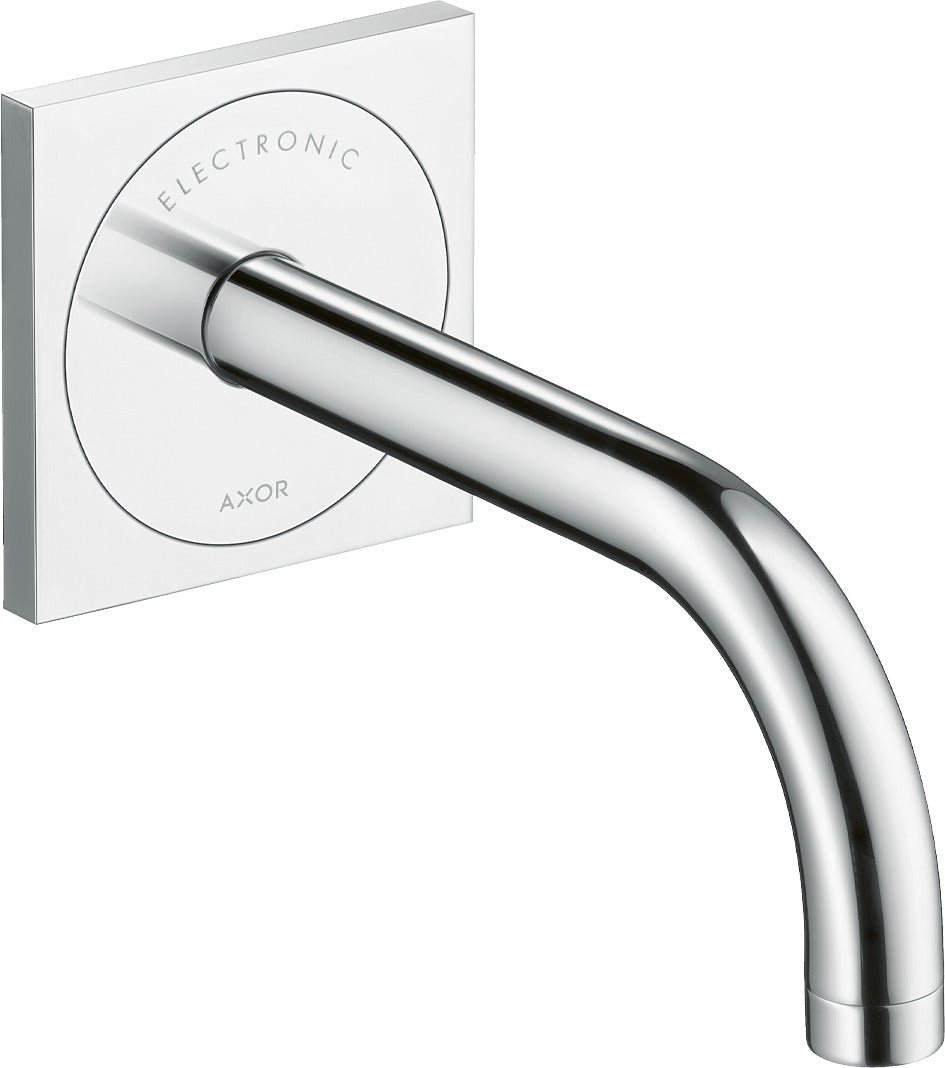 AXOR Uno Electronic basin mixer for concealed installation wall-mounted with spout 165 mm