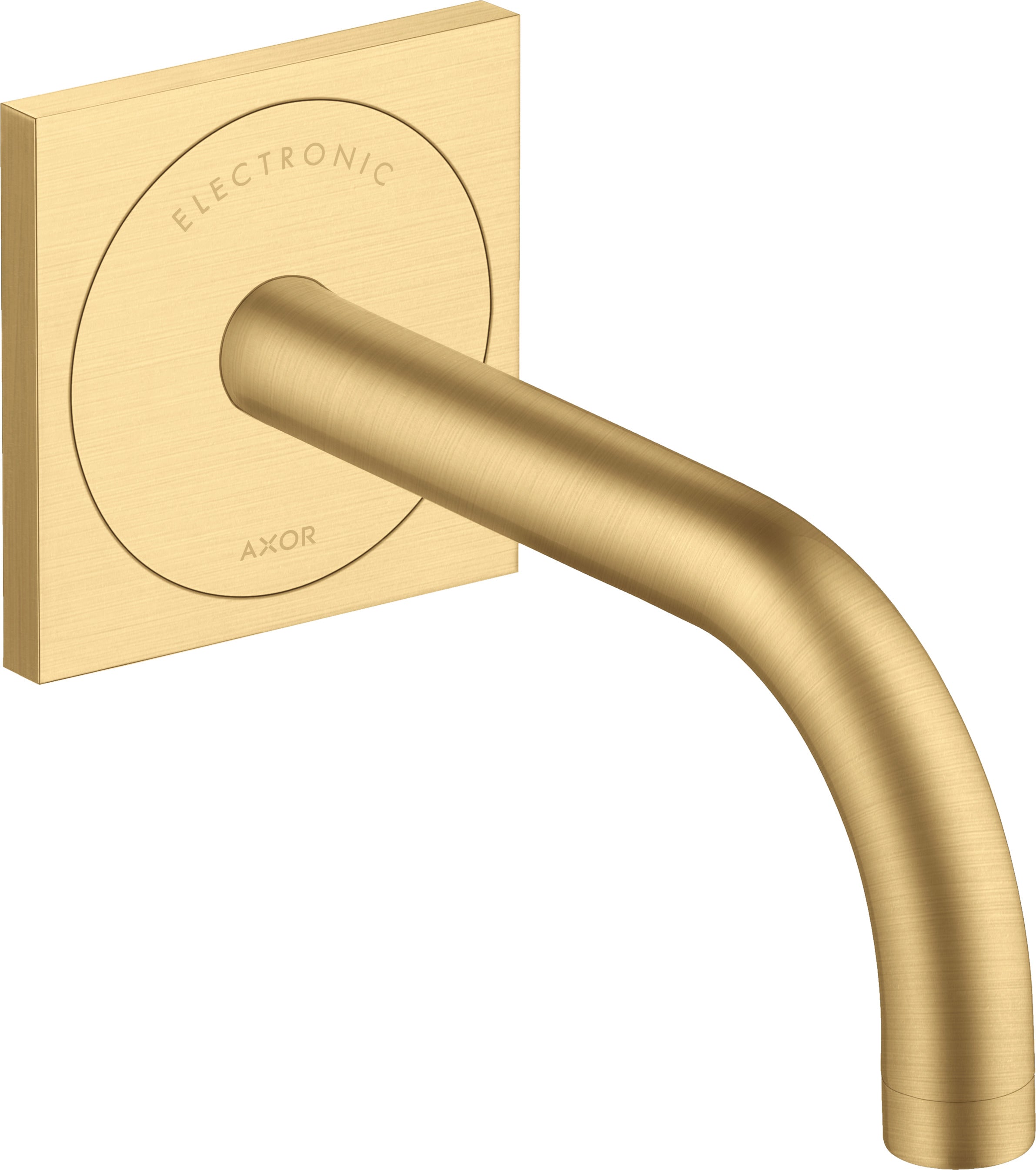 AXOR Uno Electronic basin mixer for concealed installation wall-mounted with spout 165 mm