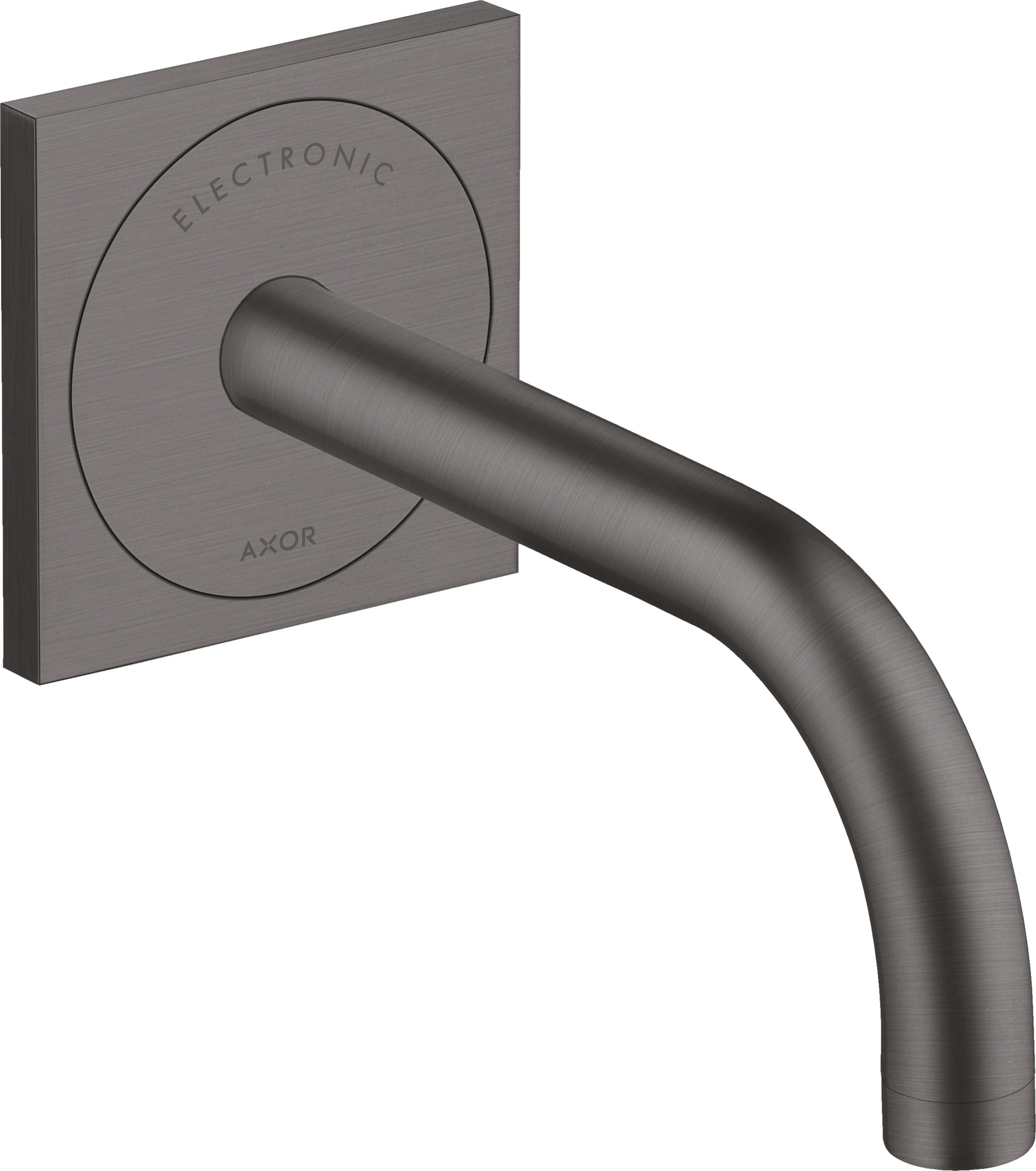 AXOR Uno Electronic basin mixer for concealed installation wall-mounted with spout 165 mm