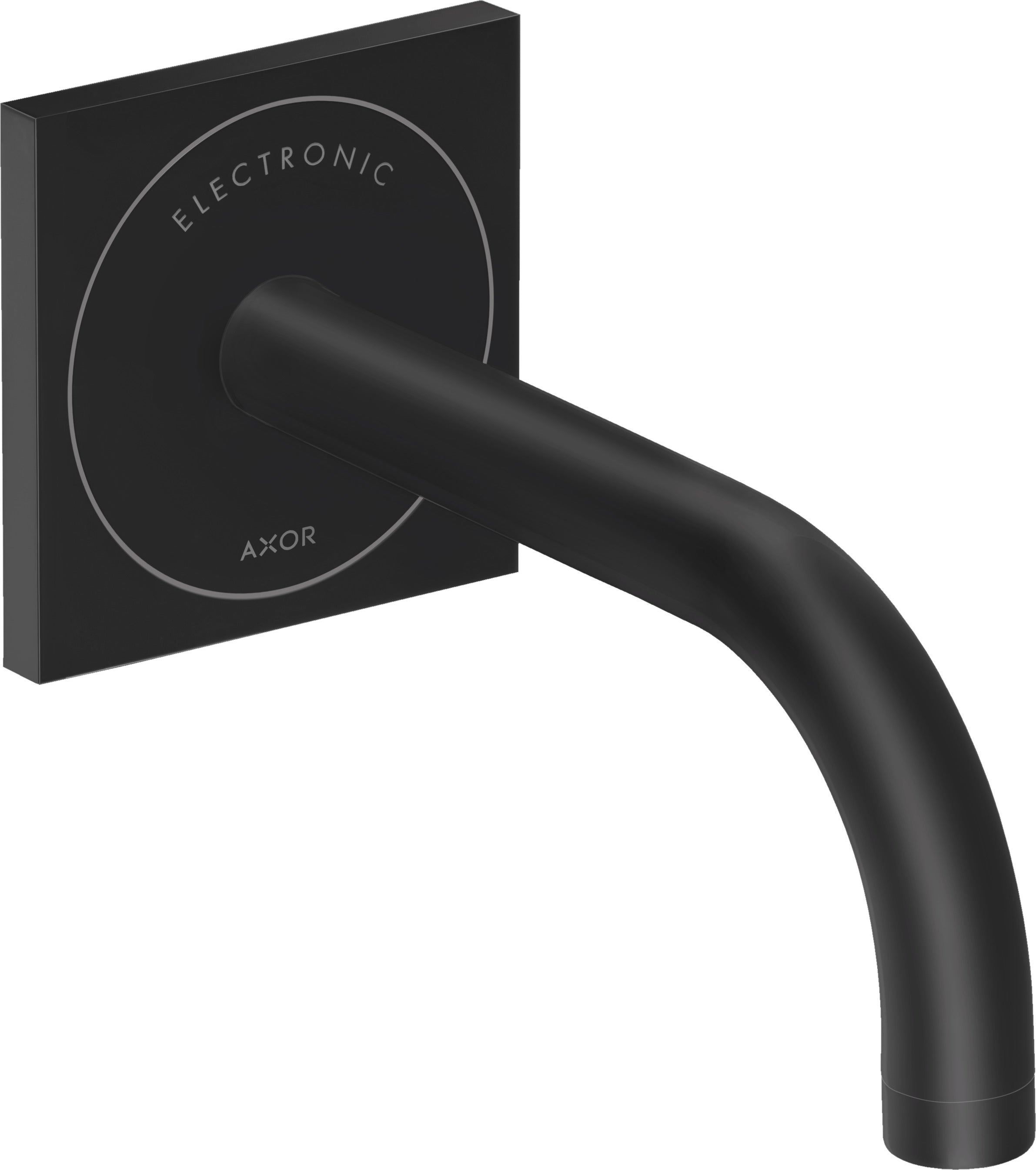 AXOR Uno Electronic basin mixer for concealed installation wall-mounted with spout 165 mm