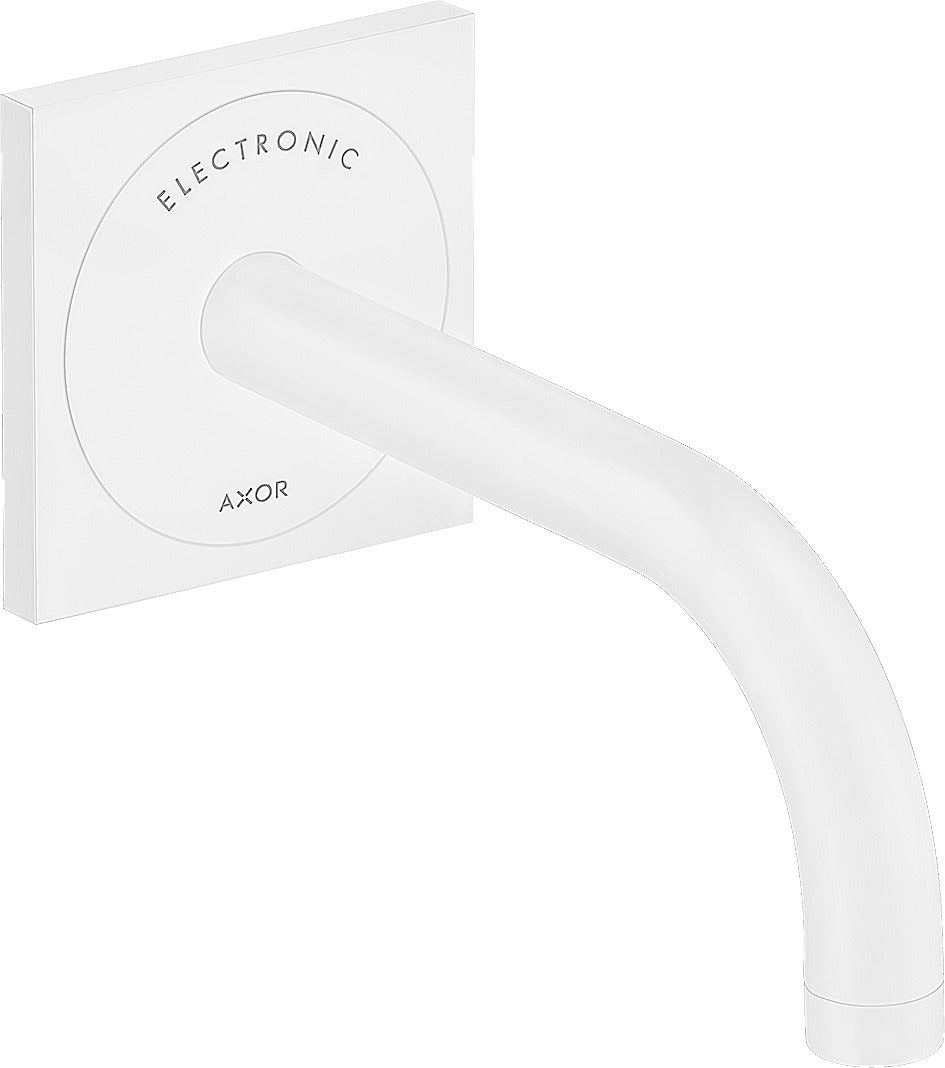 AXOR Uno Electronic basin mixer for concealed installation wall-mounted with spout 165 mm