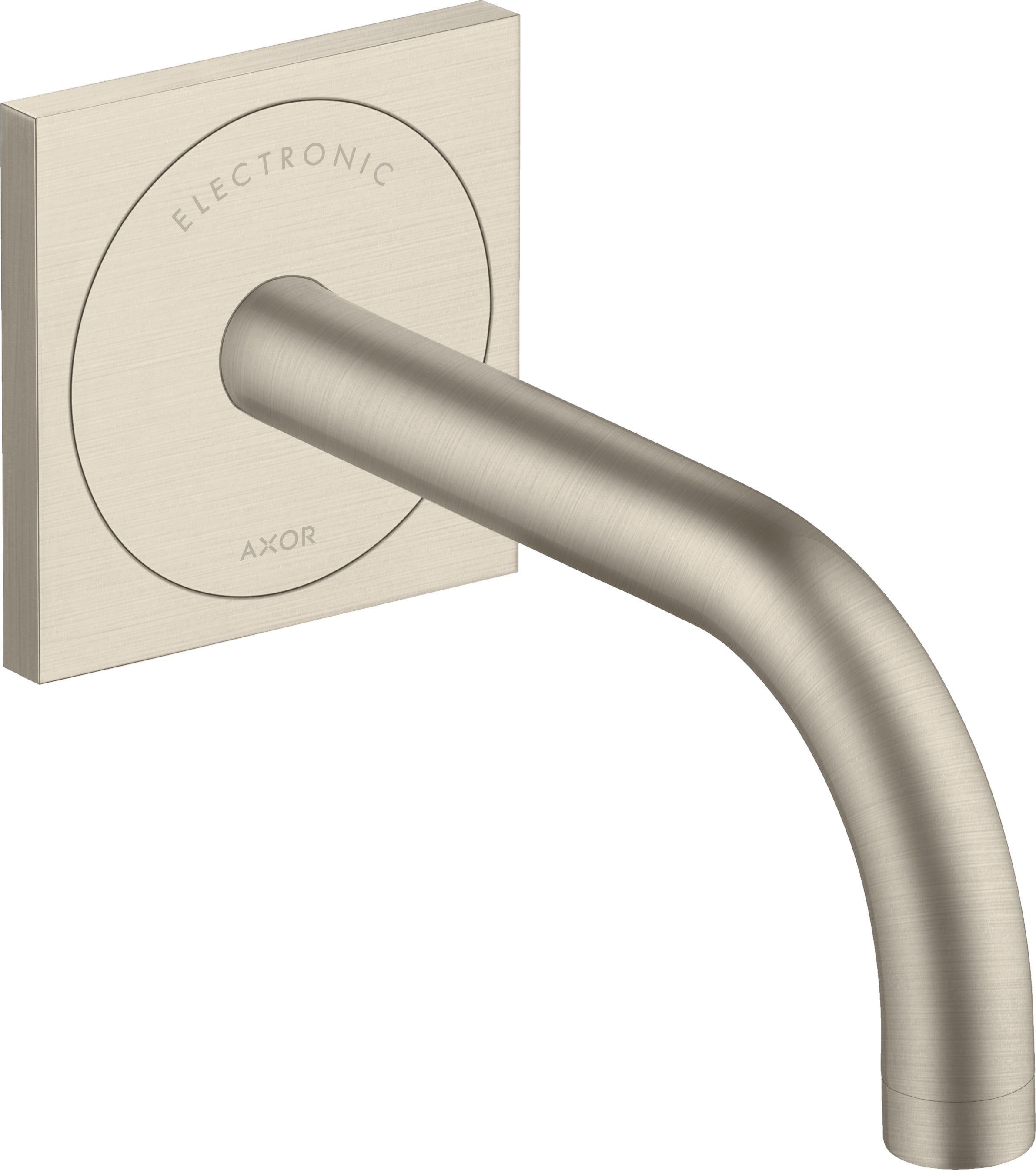 AXOR Uno Electronic basin mixer for concealed installation wall-mounted with spout 165 mm