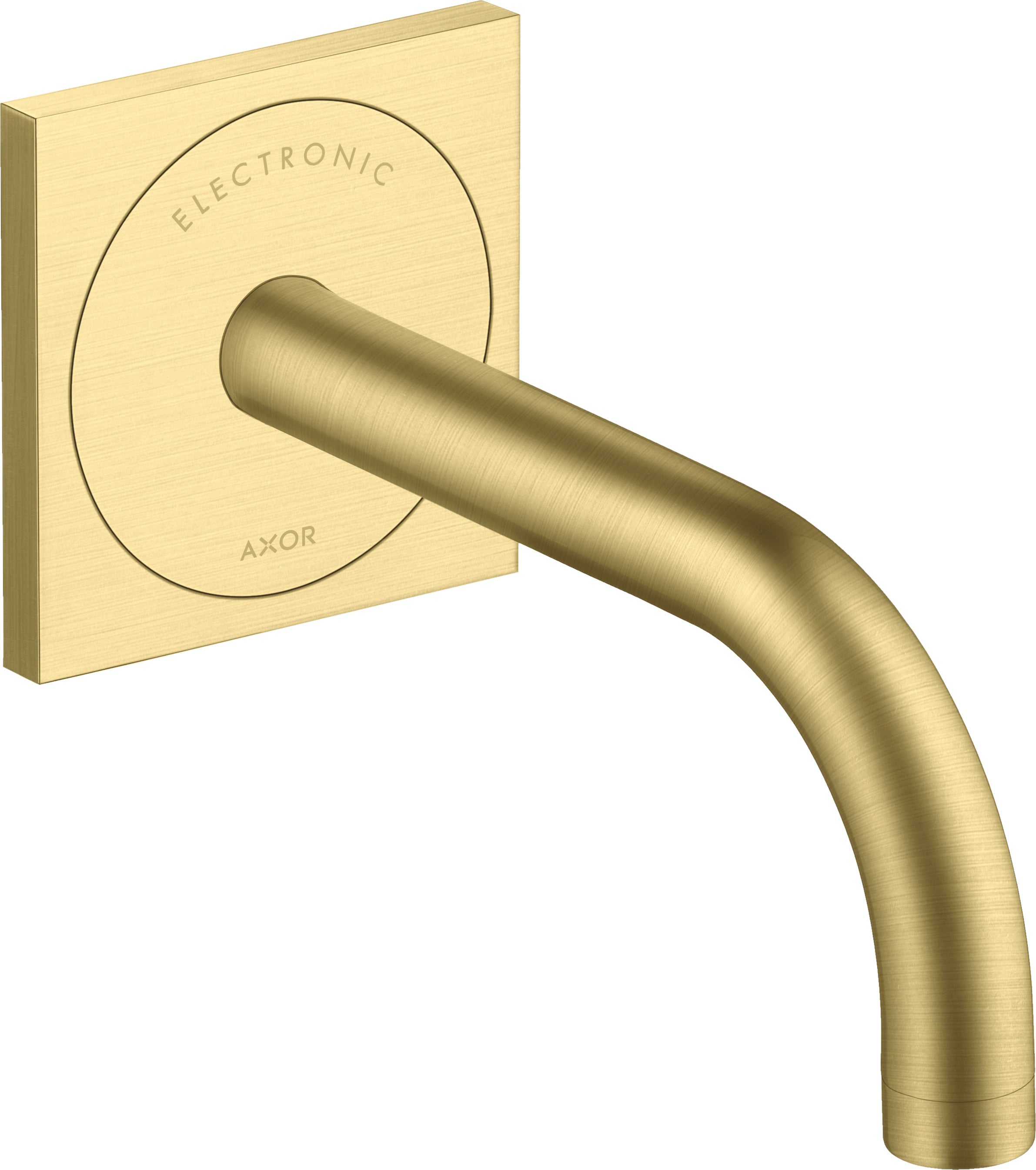 AXOR Uno Electronic basin mixer for concealed installation wall-mounted with spout 165 mm