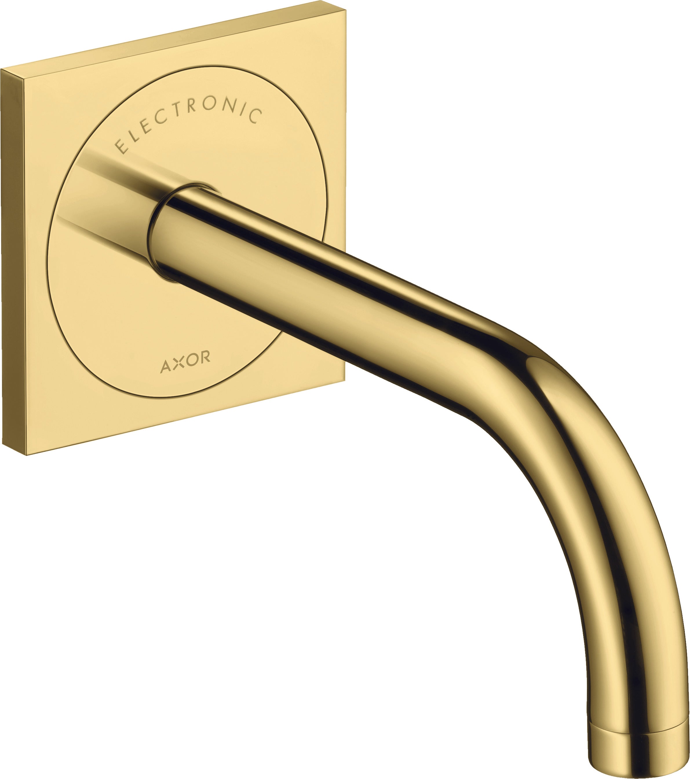 AXOR Uno Electronic basin mixer for concealed installation wall-mounted with spout 165 mm