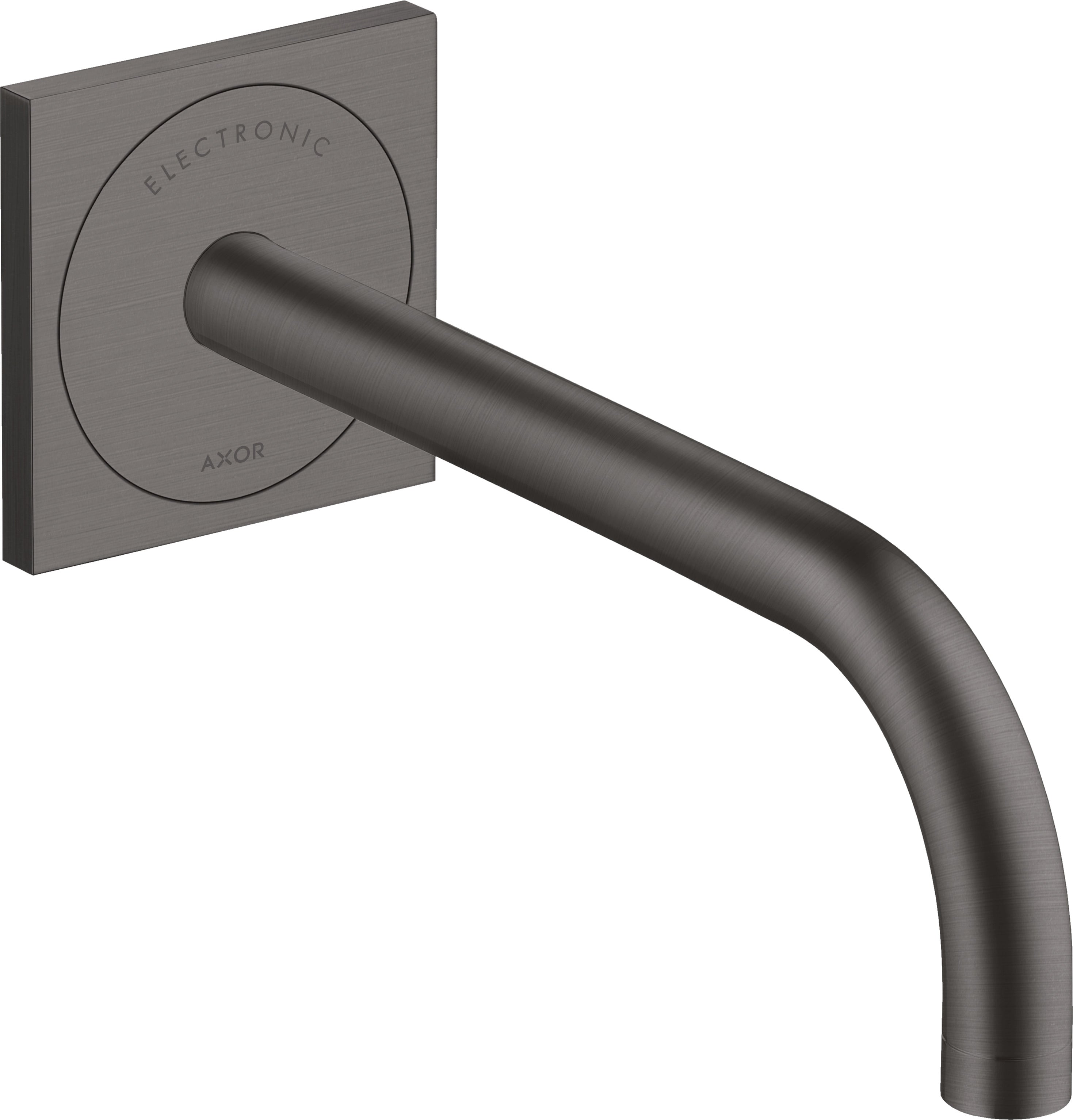 AXOR Uno Electronic basin mixer for concealed installation wall-mounted with spout 225 mm