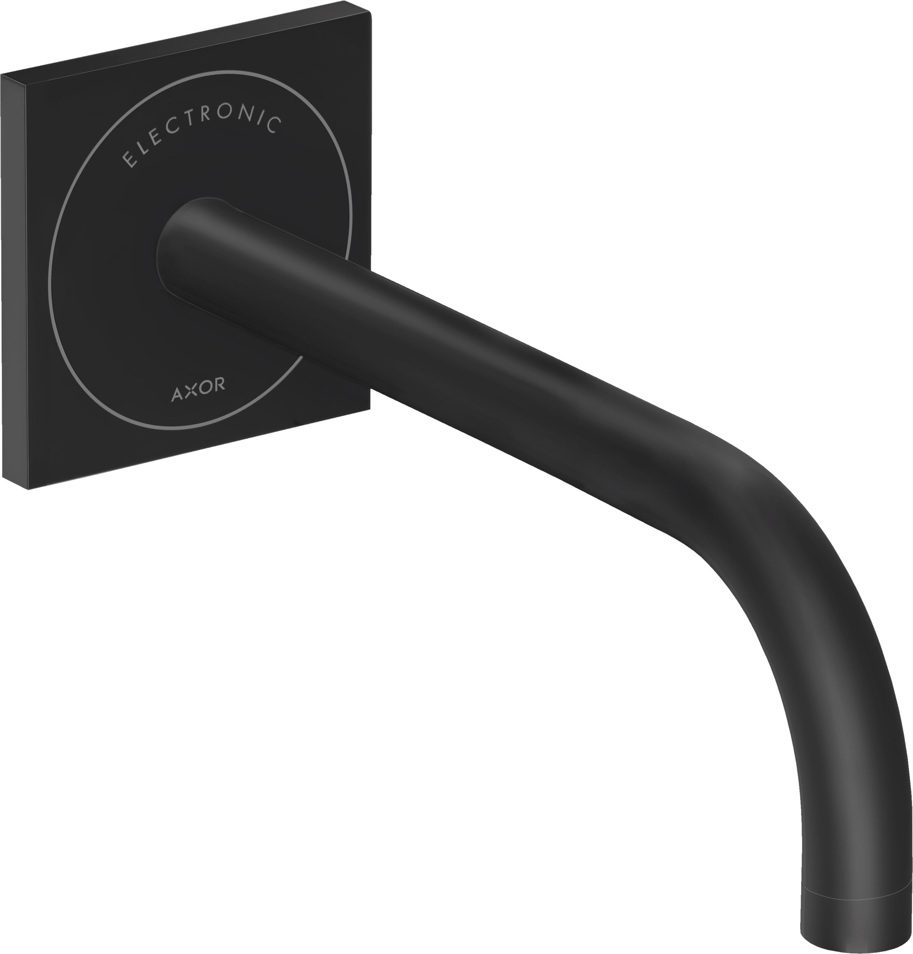 AXOR Uno Electronic basin mixer for concealed installation wall-mounted with spout 225 mm