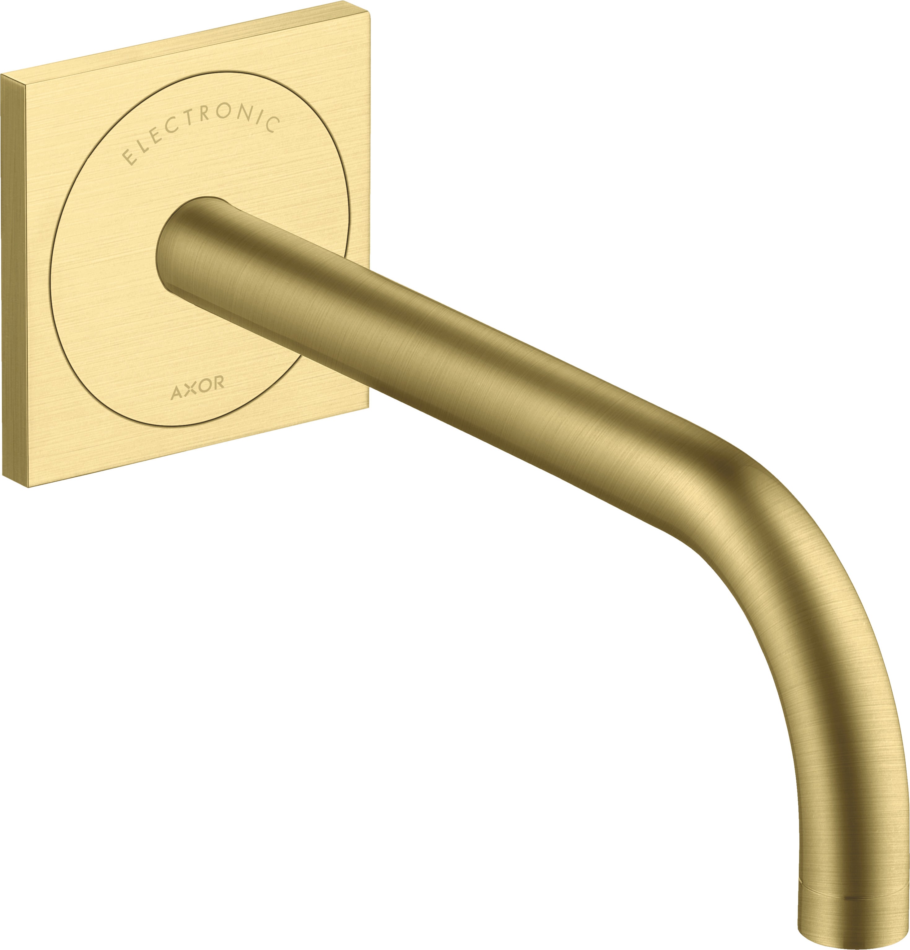AXOR Uno Electronic basin mixer for concealed installation wall-mounted with spout 225 mm