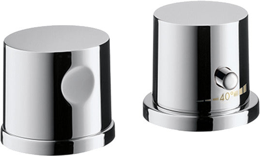 AXOR Uno 2-hole rim-mounted thermostatic bath mixer