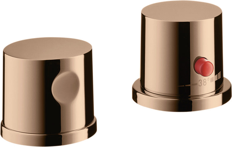AXOR Uno 2-hole rim-mounted thermostatic bath mixer