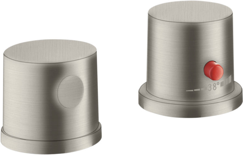 AXOR Uno 2-hole rim-mounted thermostatic bath mixer