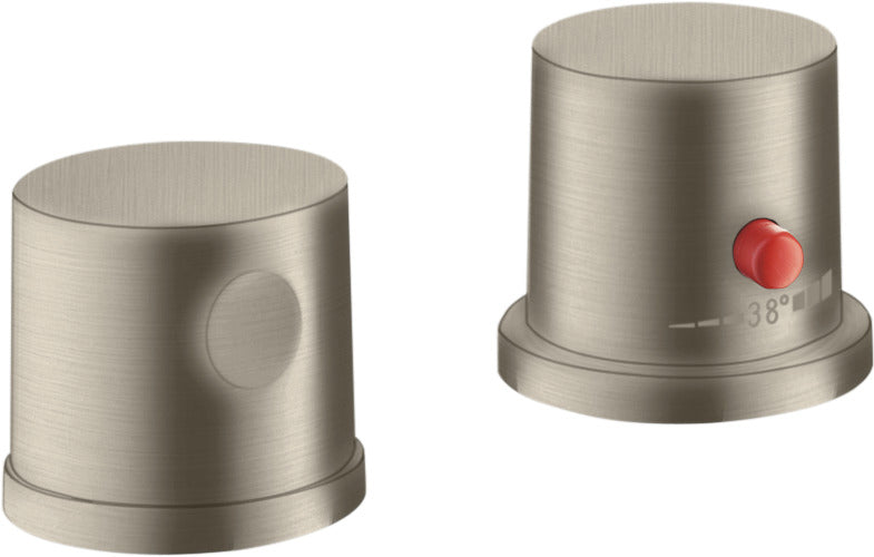 AXOR Uno 2-hole rim-mounted thermostatic bath mixer