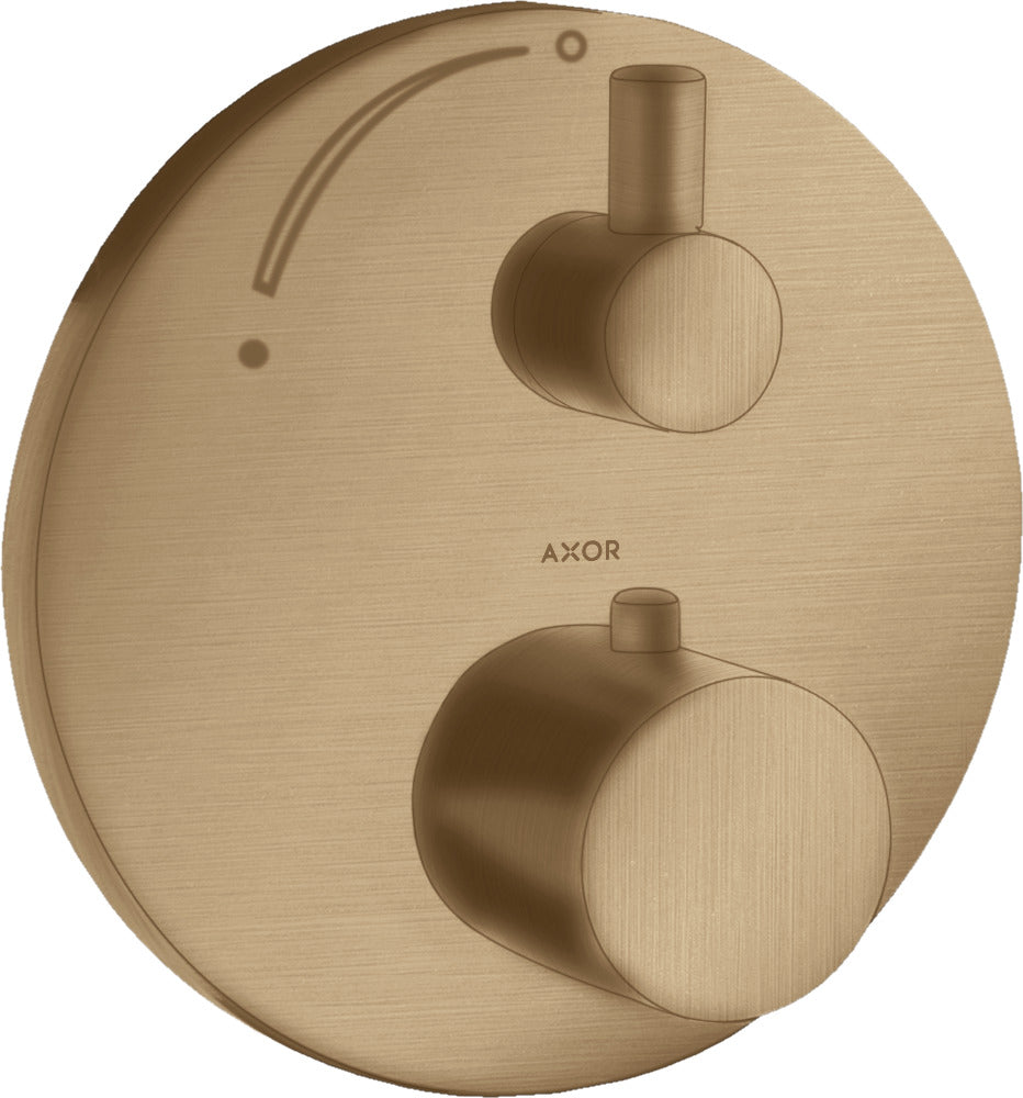 AXOR Uno Thermostatic mixer for concealed installation with shut-off valve