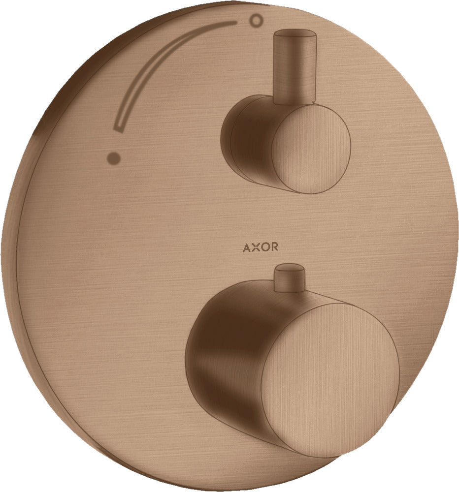 AXOR Uno Thermostatic mixer for concealed installation with shut-off valve