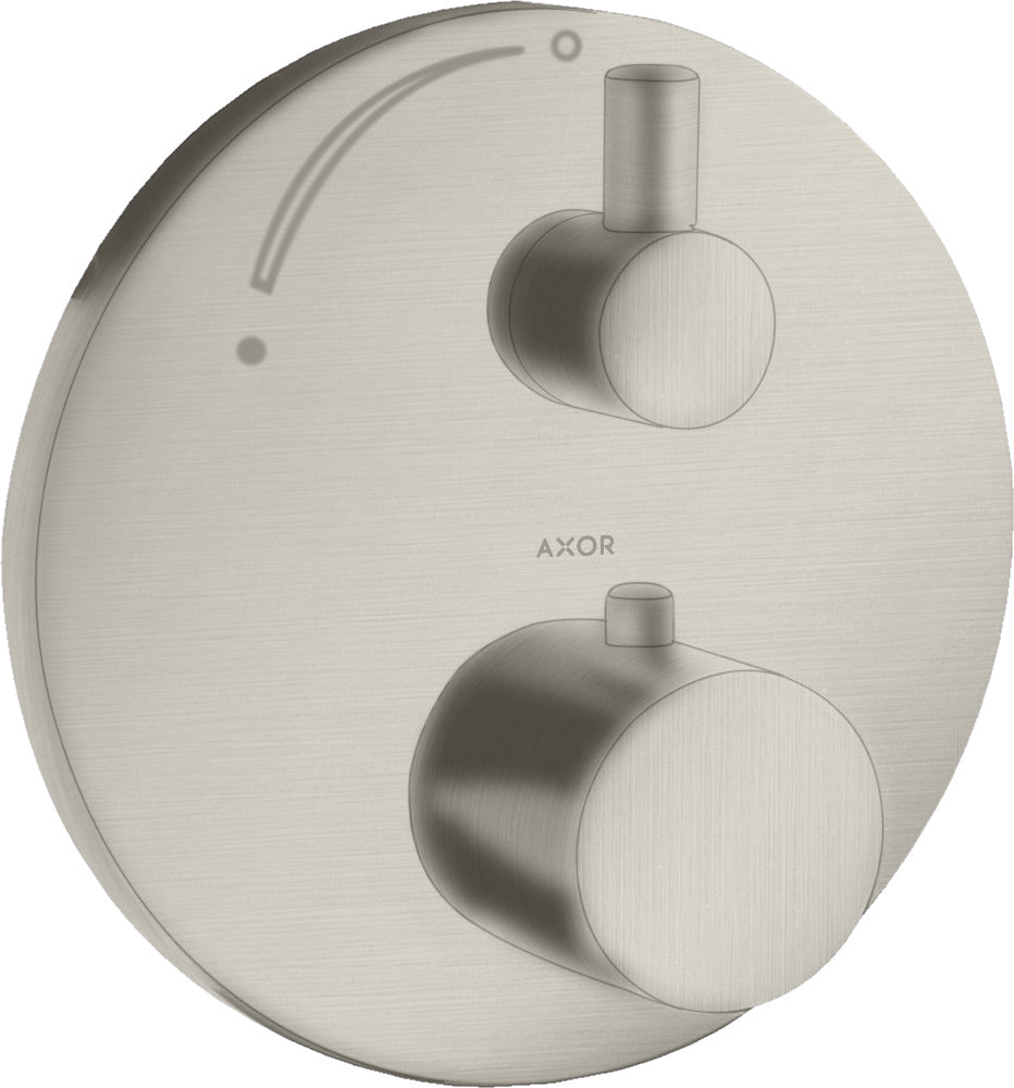 AXOR Uno Thermostatic mixer for concealed installation with shut-off valve