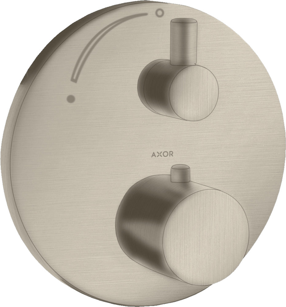 AXOR Uno Thermostatic mixer for concealed installation with shut-off valve