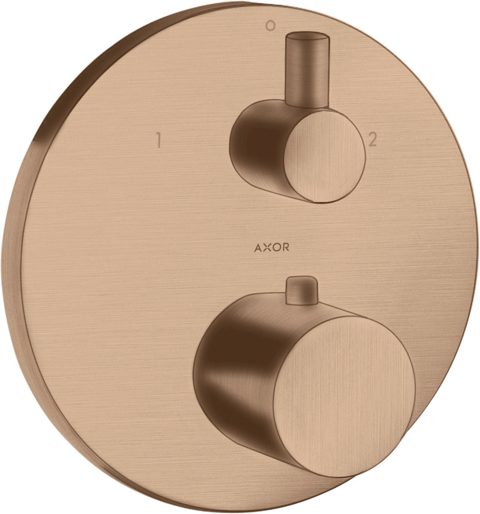 AXOR Uno Thermostatic mixer for concealed installation with shut-off / diverter valve