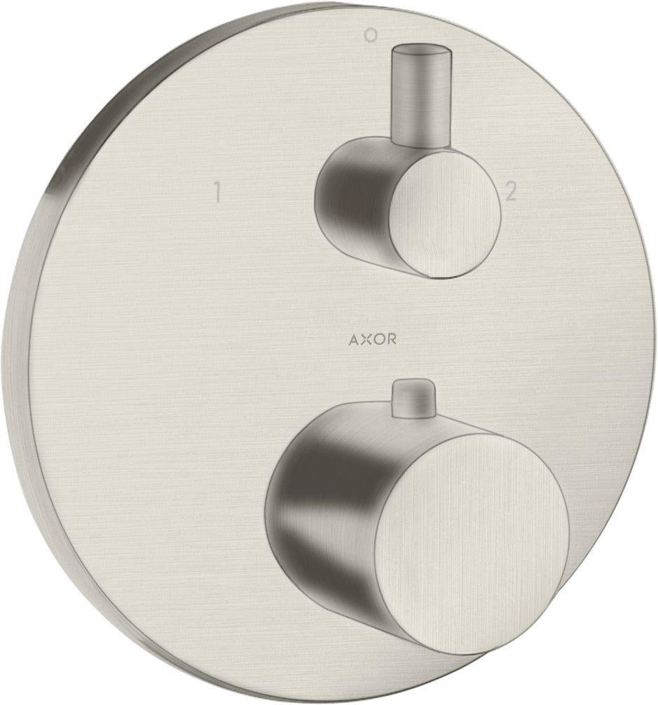AXOR Uno Thermostatic mixer for concealed installation with shut-off / diverter valve