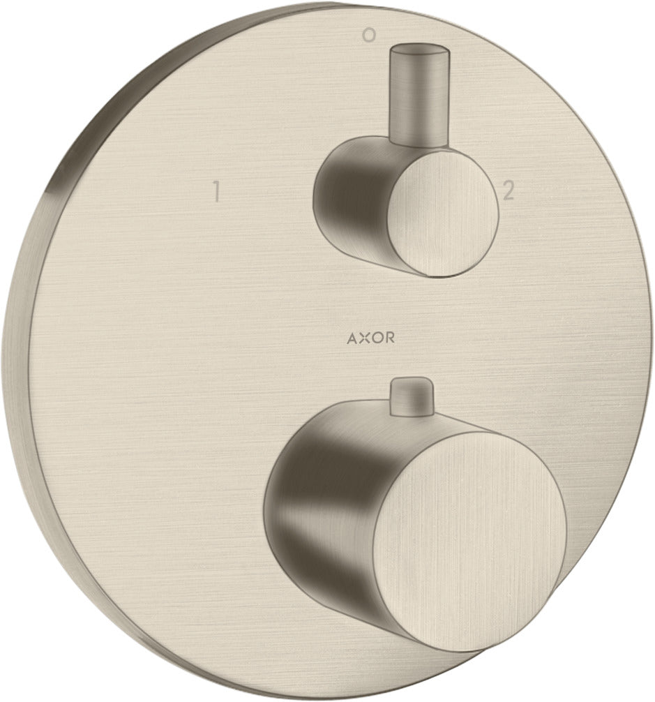 AXOR Uno Thermostatic mixer for concealed installation with shut-off / diverter valve