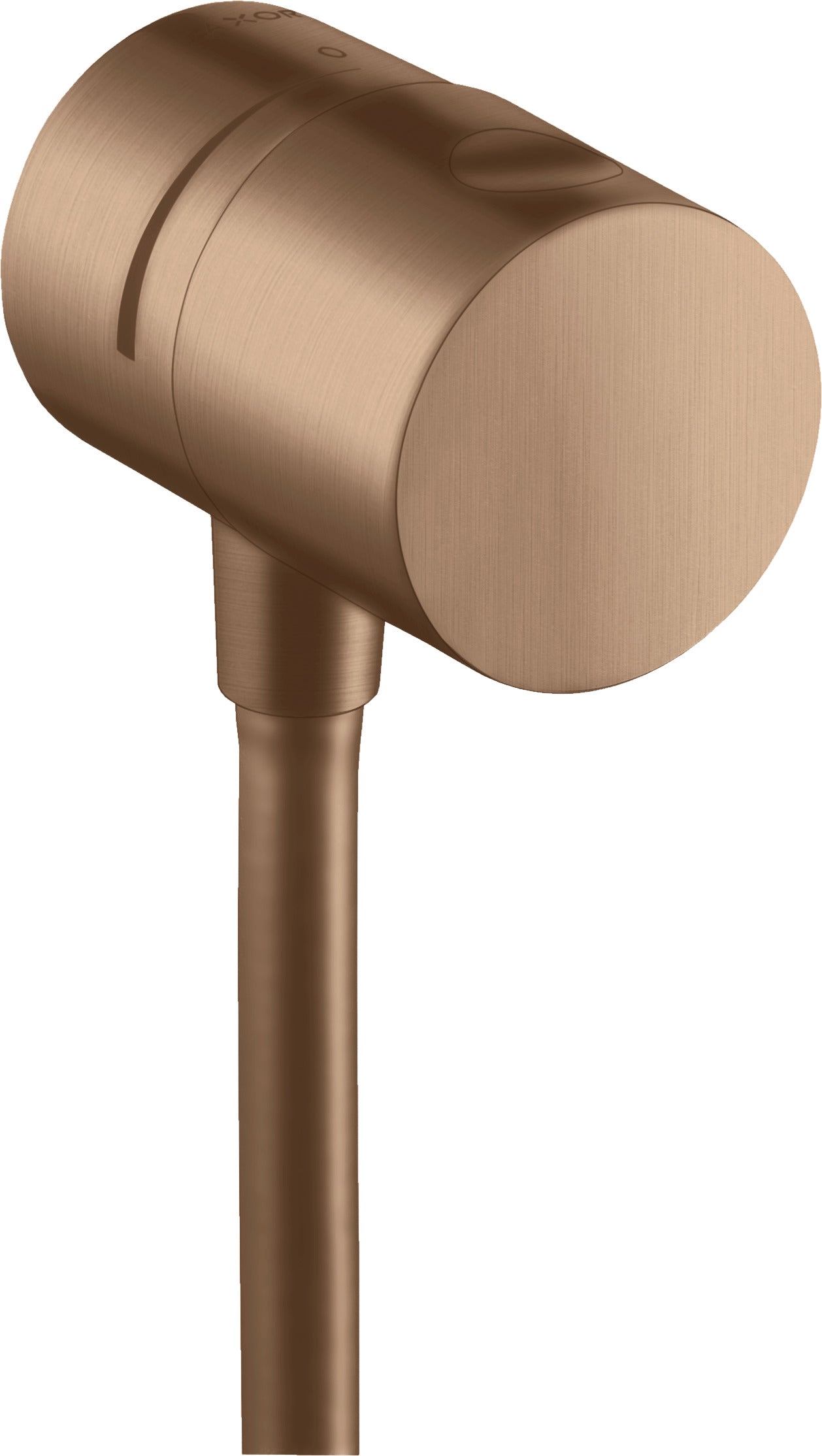 AXOR Uno Wall outlet stop with shut-off valve