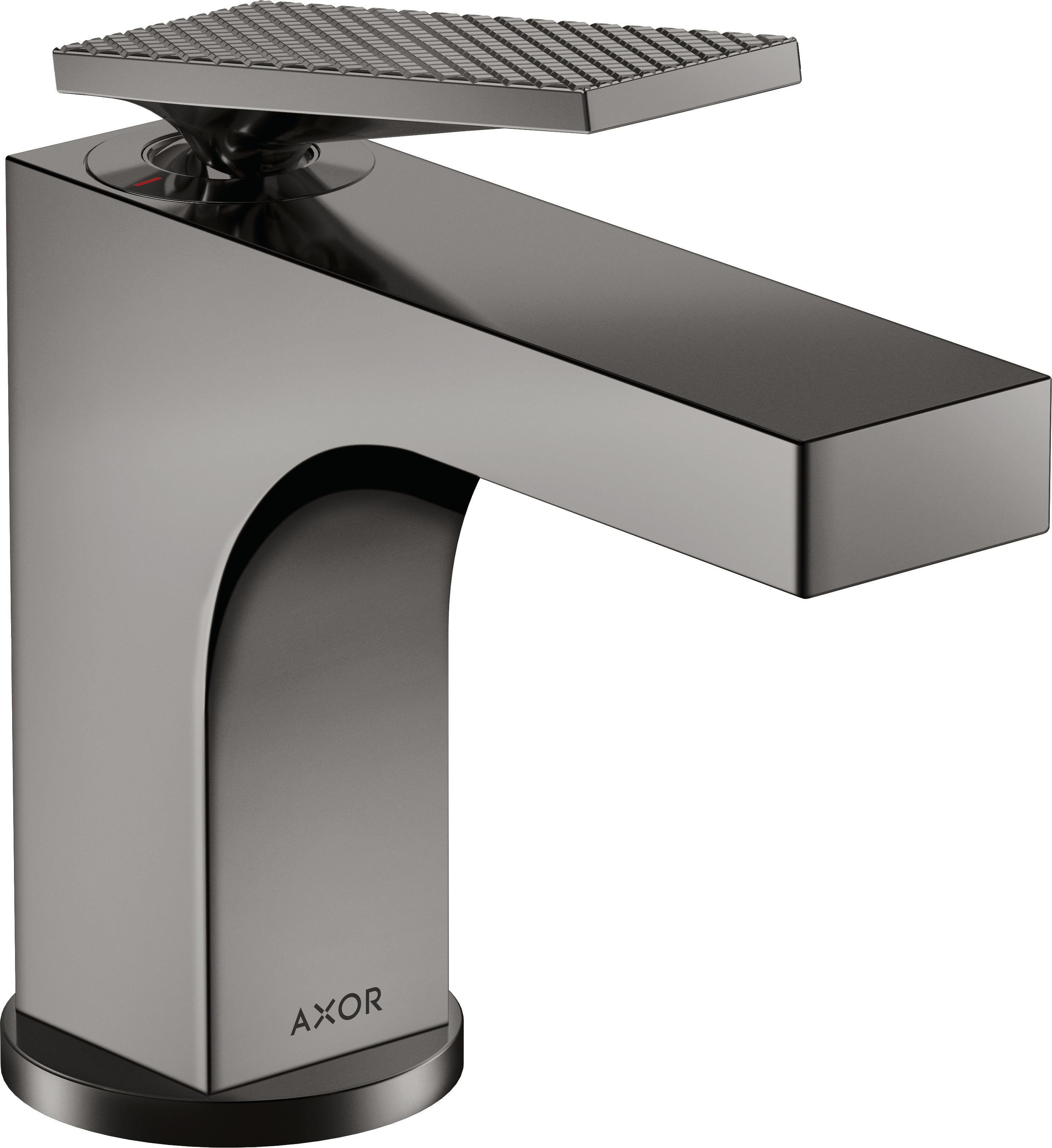 AXOR Citterio Single lever basin mixer 90 with lever handle for hand wash basins with pop-up waste set - rhombic cut