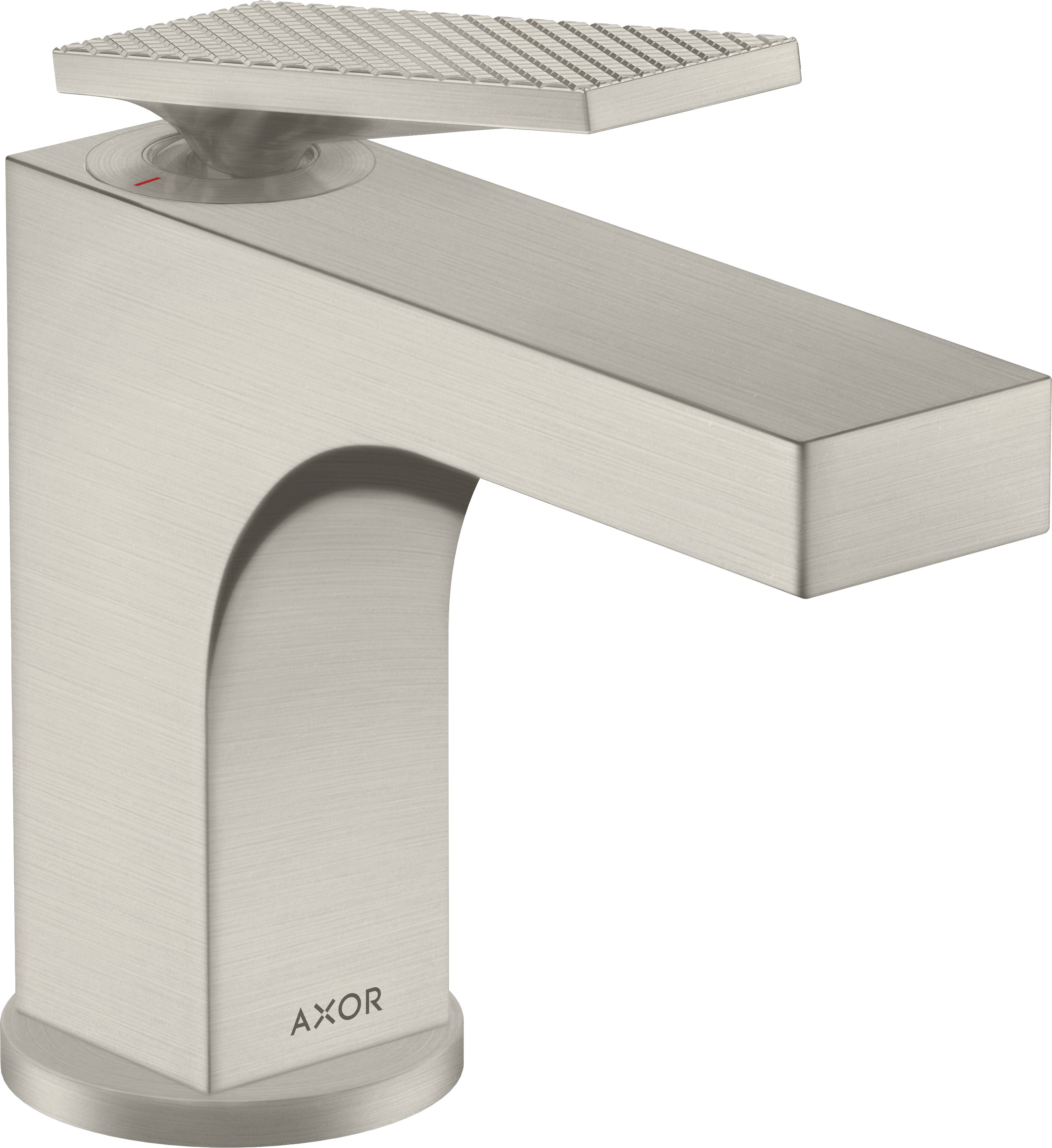 AXOR Citterio Single lever basin mixer 90 with lever handle for hand wash basins with pop-up waste set - rhombic cut