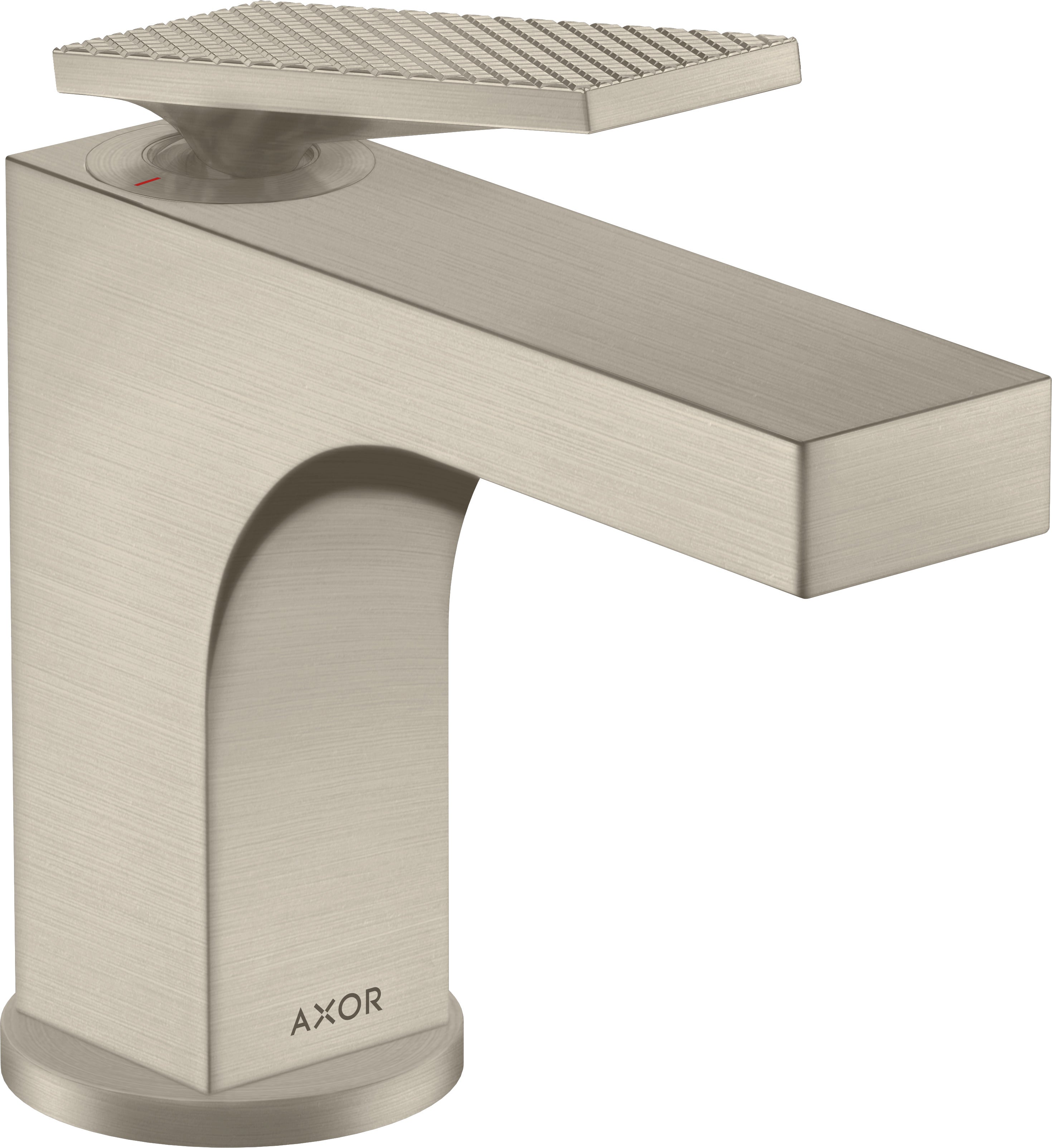 AXOR Citterio Single lever basin mixer 90 with lever handle for hand wash basins with pop-up waste set - rhombic cut
