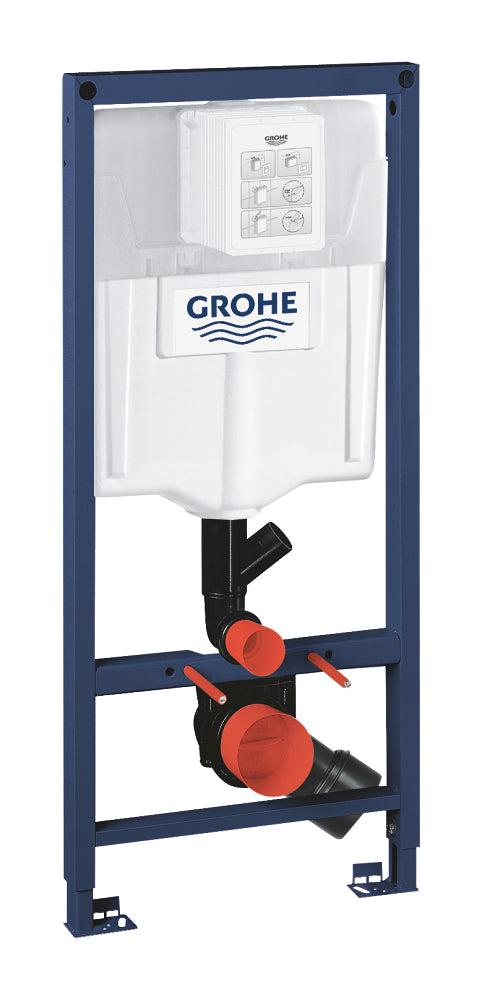 Rapid SL Element for WC, 1.13 m installation height, for external odour extraction