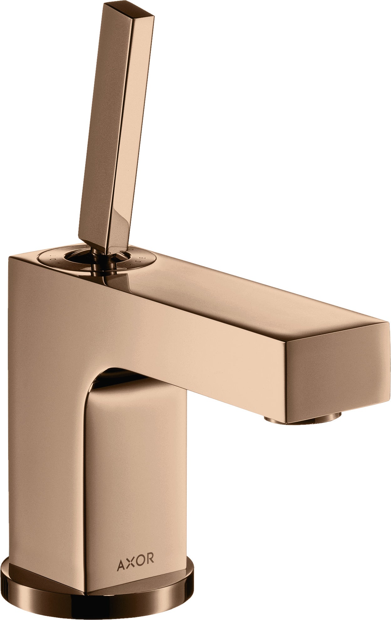 AXOR Citterio Single lever basin mixer 80 with pin handle for cloakroom basins with pop-up waste
