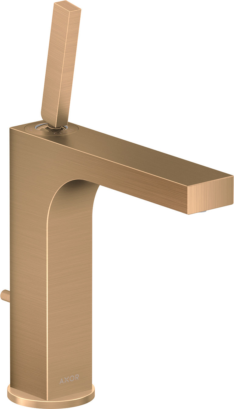 AXOR Citterio Single lever basin mixer 160 with pin handle and pop-up waste
