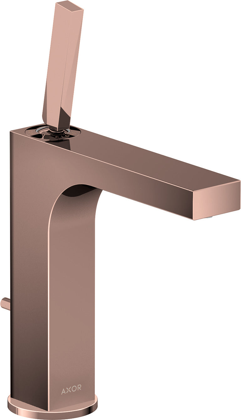 AXOR Citterio Single lever basin mixer 160 with pin handle and pop-up waste