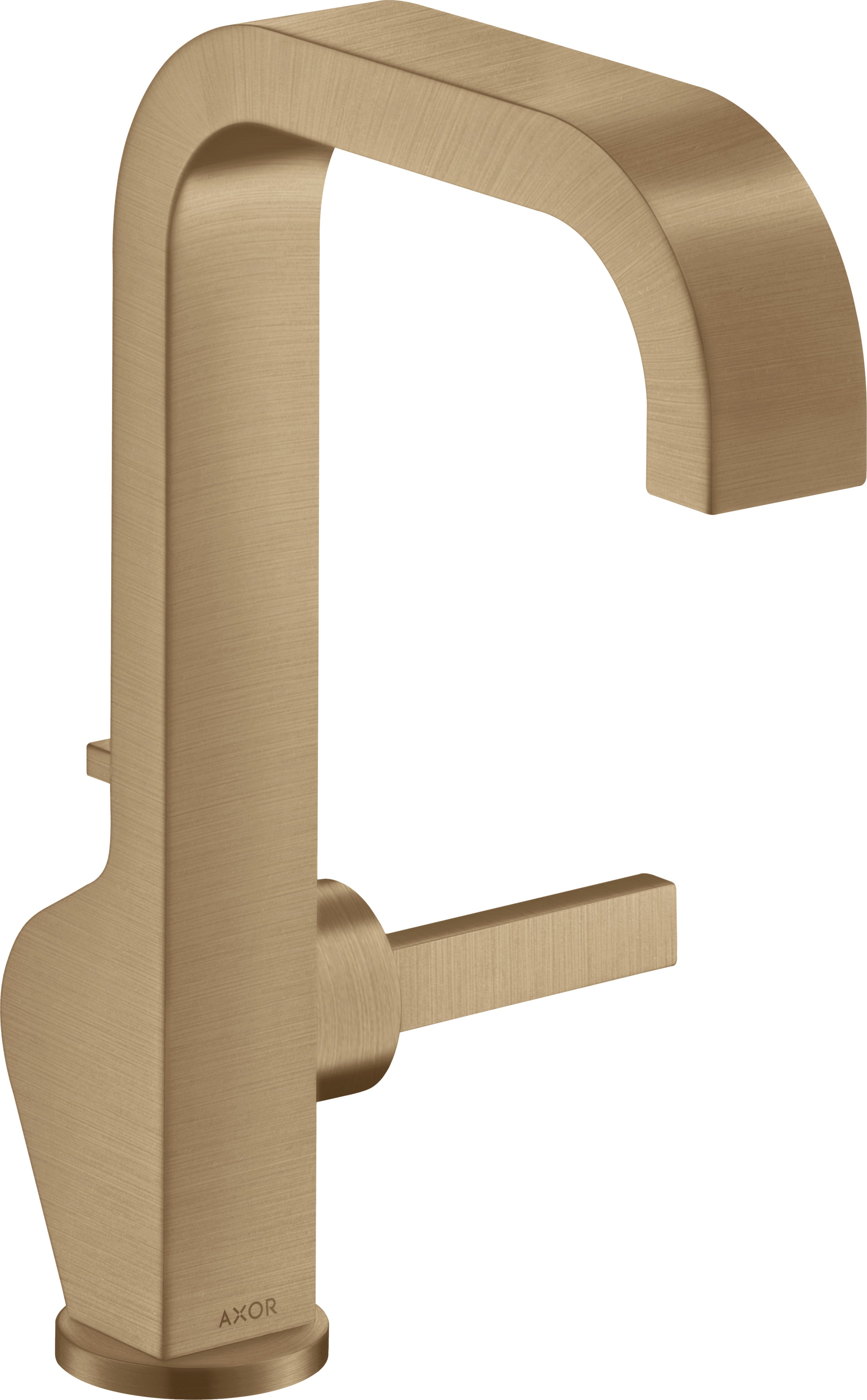 AXOR Citterio Single lever basin mixer 190 with pin handle and pop-up waste