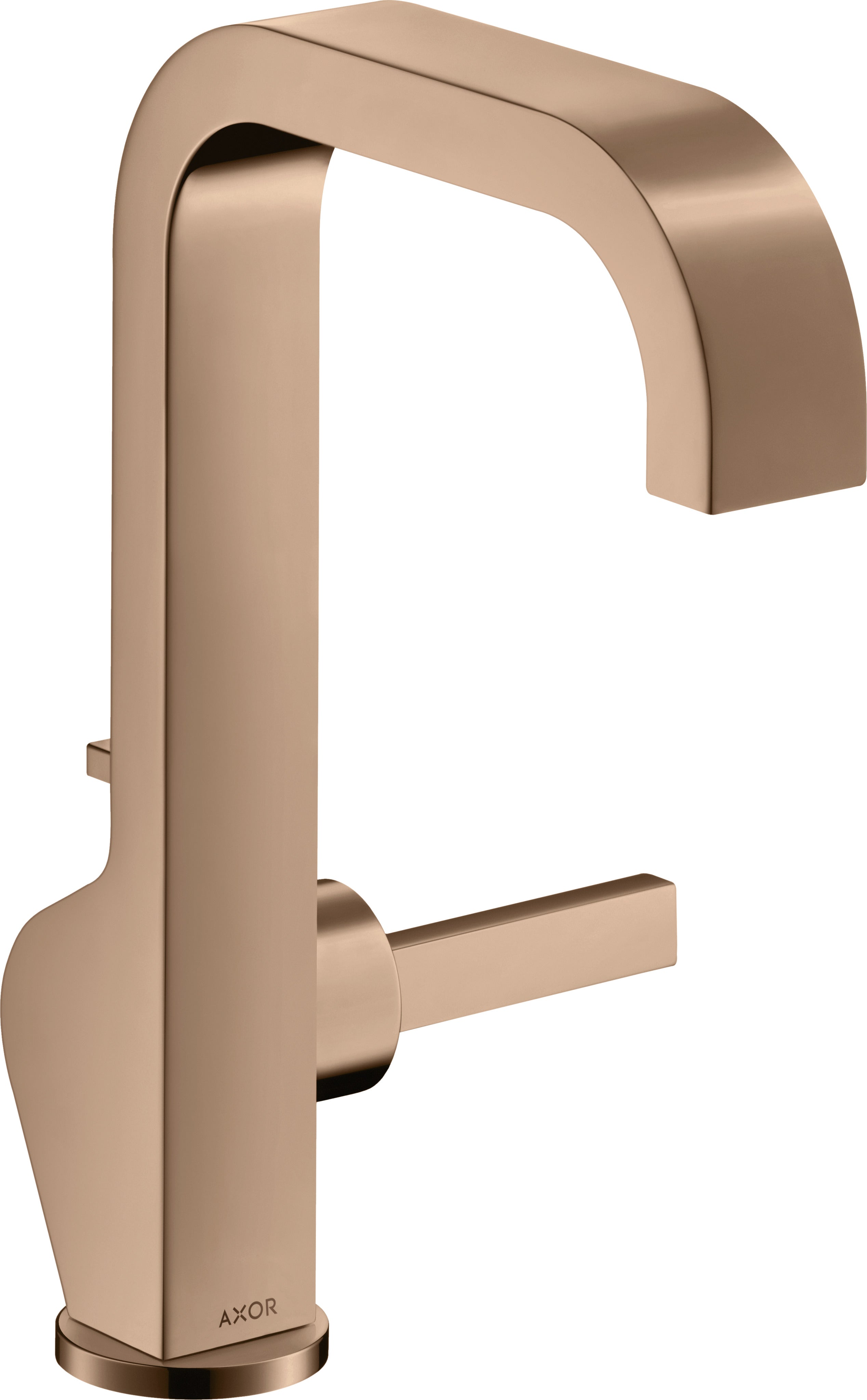 AXOR Citterio Single lever basin mixer 190 with pin handle and pop-up waste