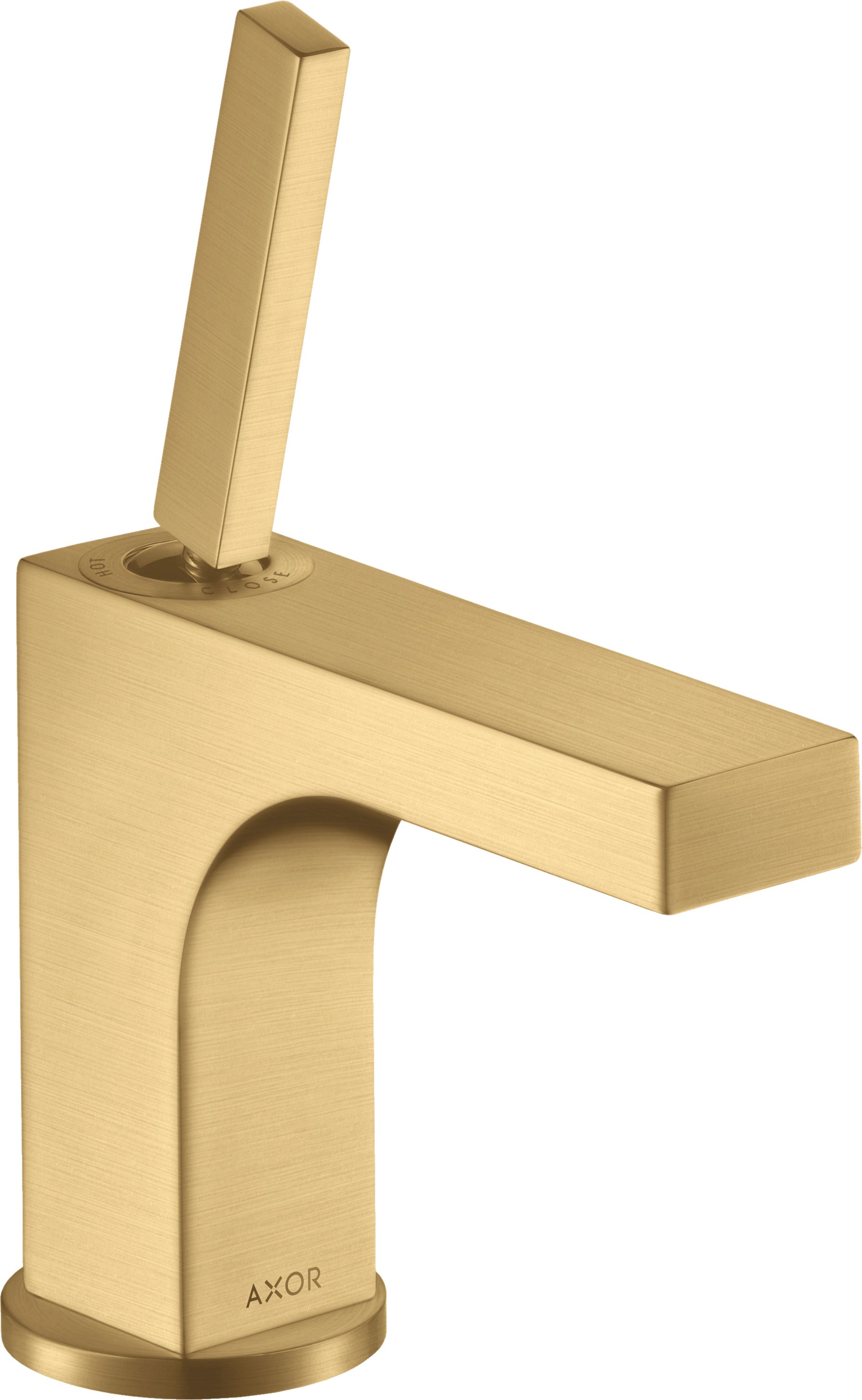 AXOR Citterio Single lever basin mixer 90 with pin handle for cloakroom wash basins with pop-up waste