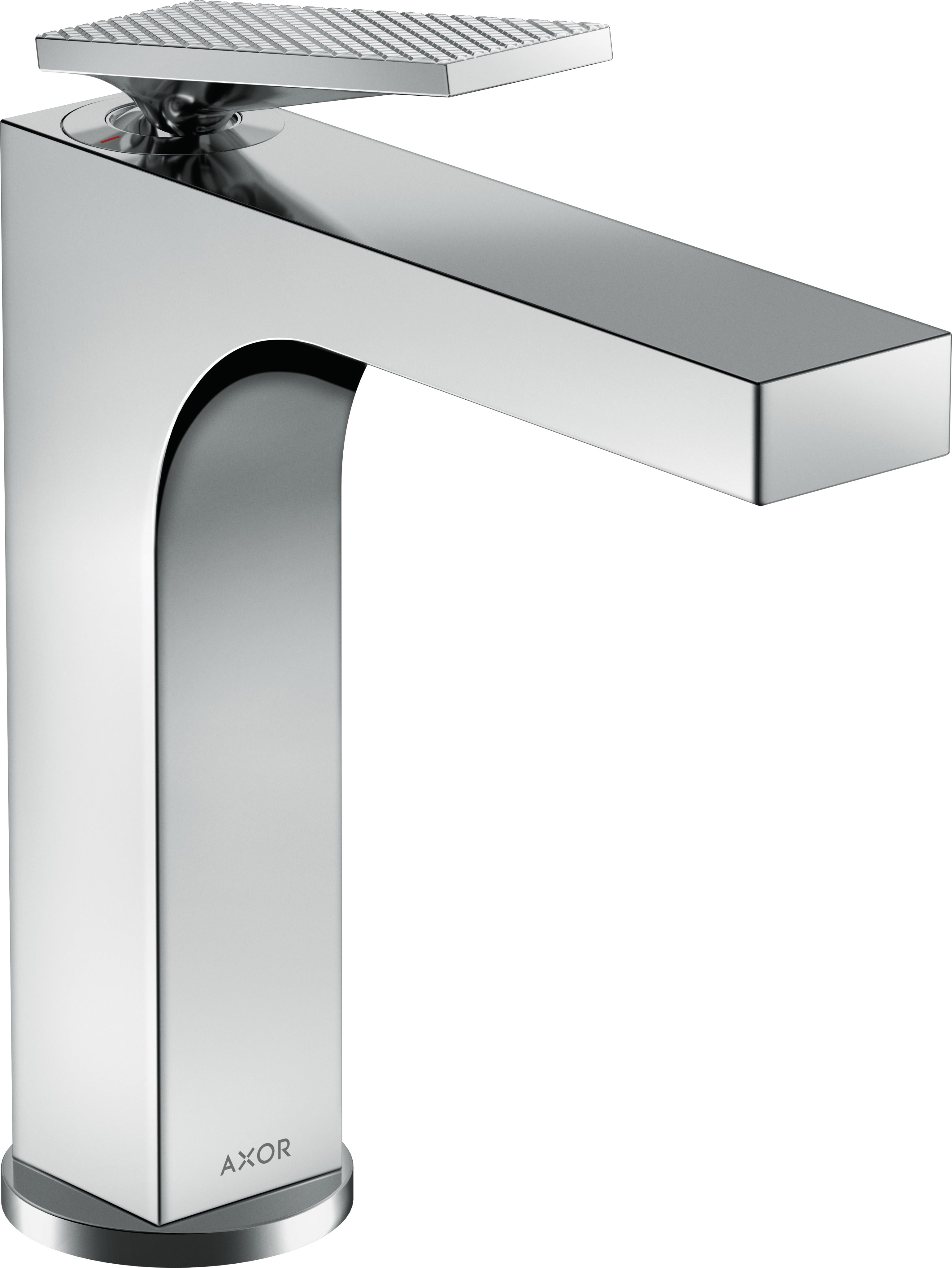 AXOR Citterio Single lever basin mixer 160 with lever handle and waste set - rhombic cut