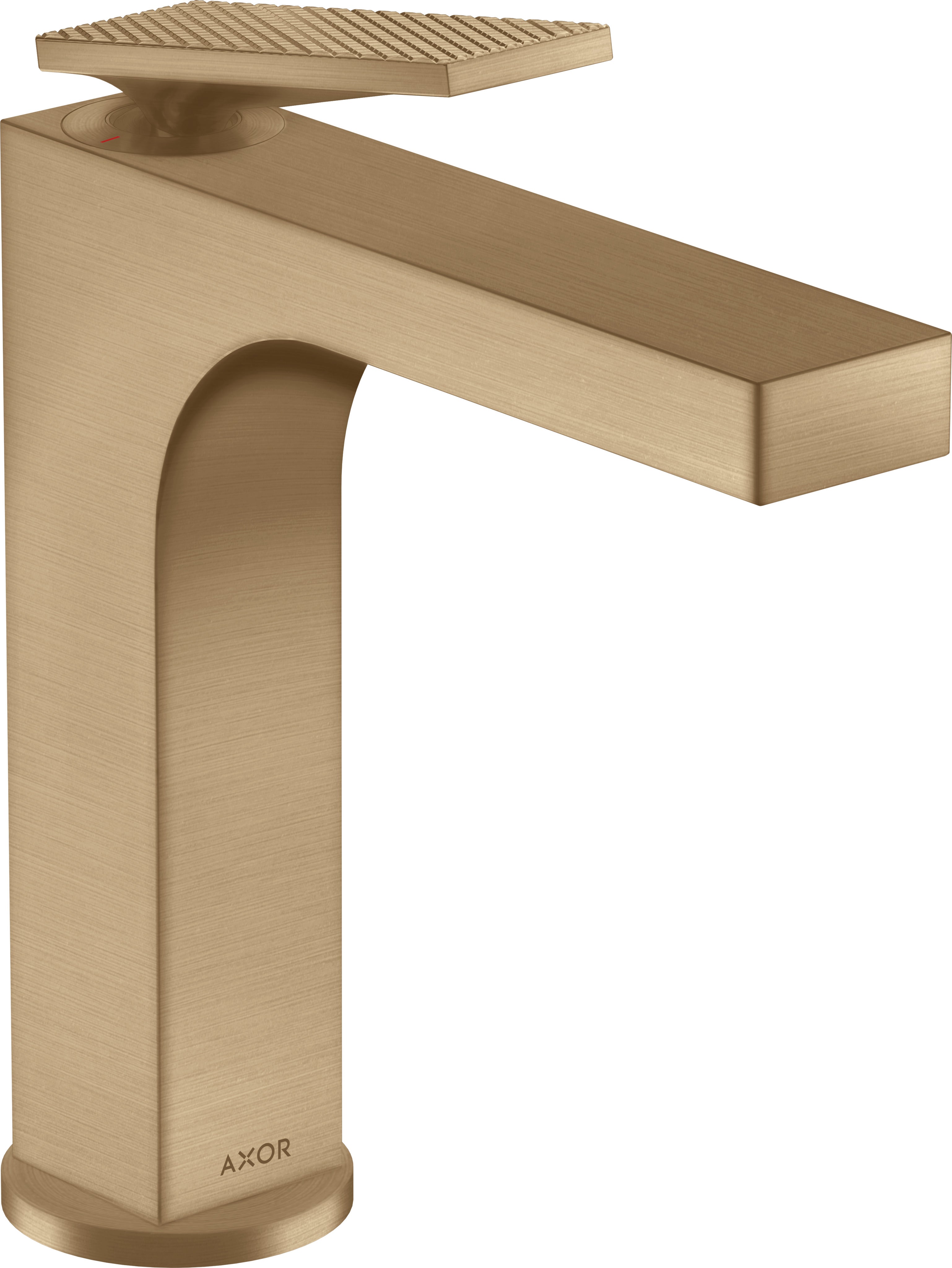 AXOR Citterio Single lever basin mixer 160 with lever handle and waste set - rhombic cut