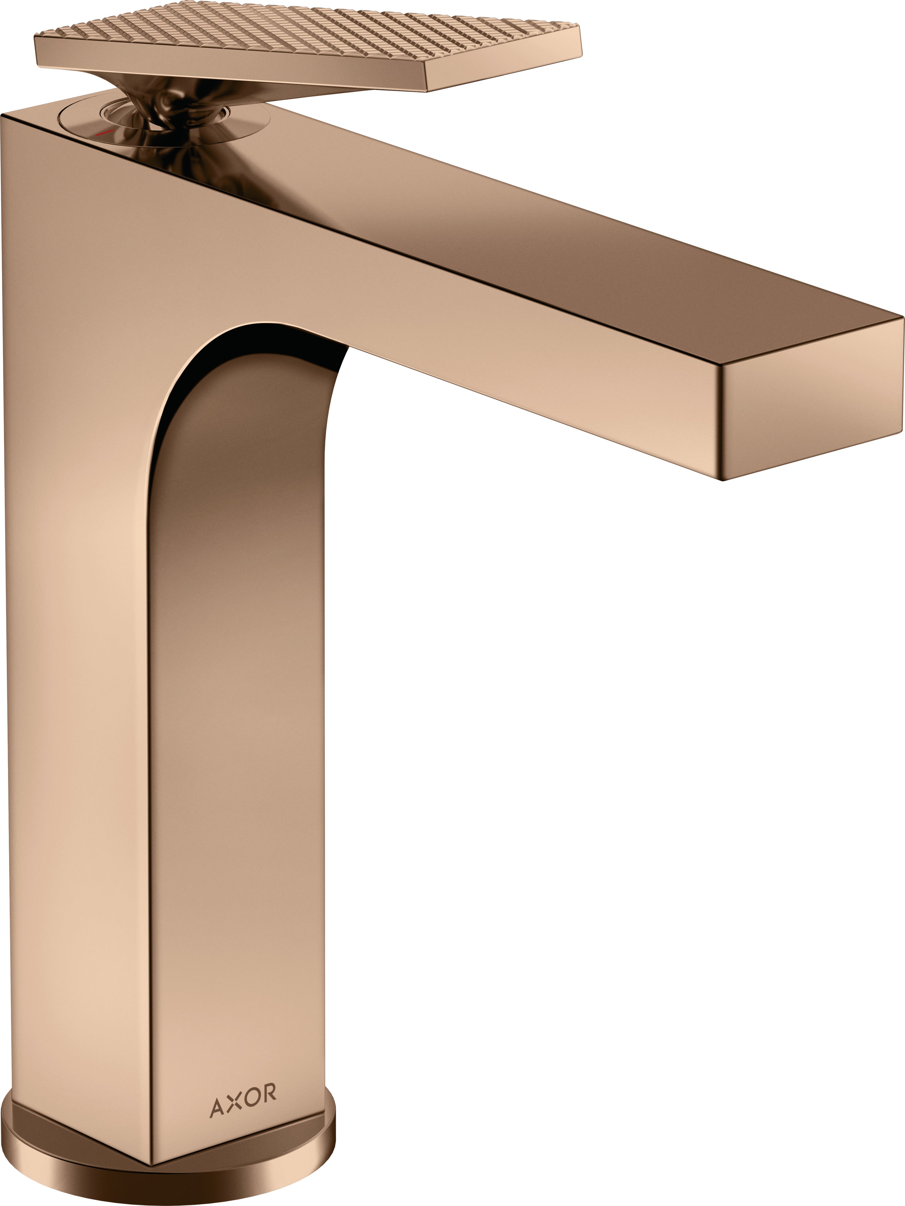 AXOR Citterio Single lever basin mixer 160 with lever handle and waste set - rhombic cut