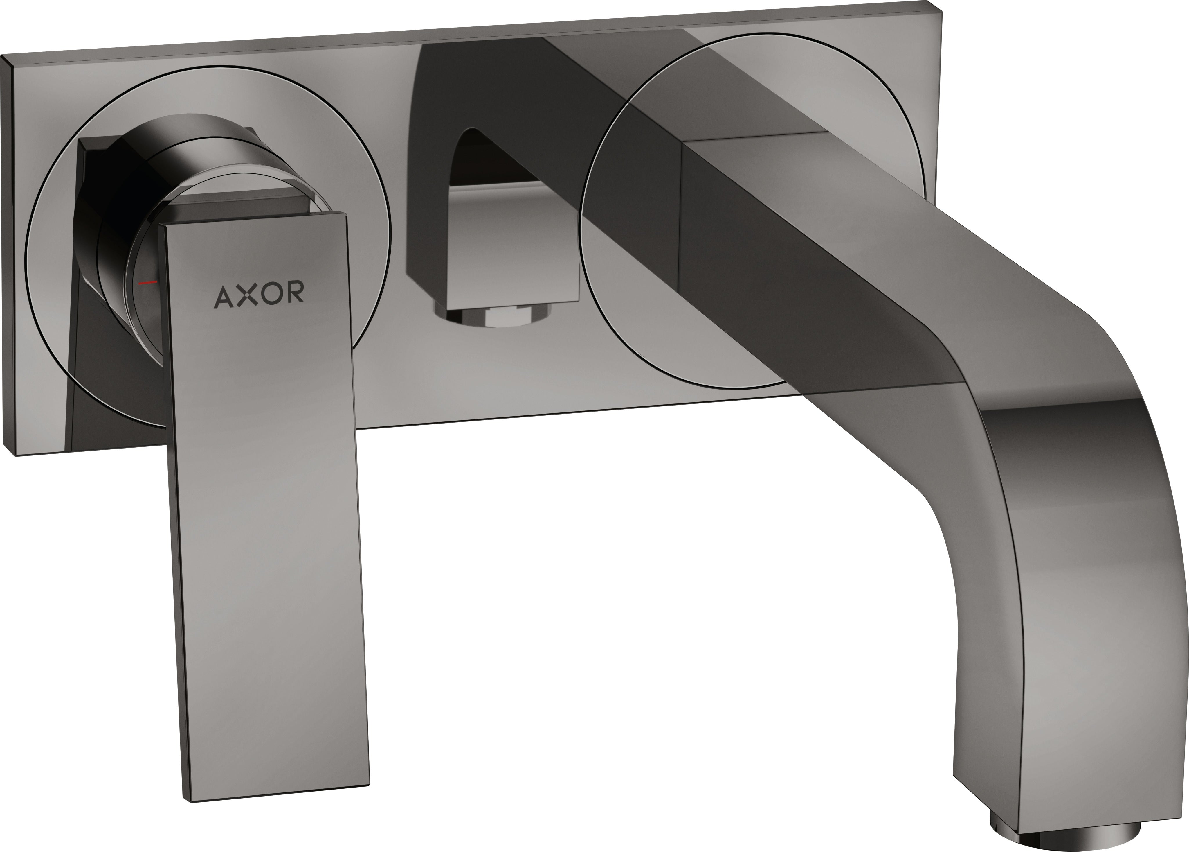 AXOR Citterio Single lever basin mixer for concealed installation wall-mounted with lever handle, spout 220 mm and plate