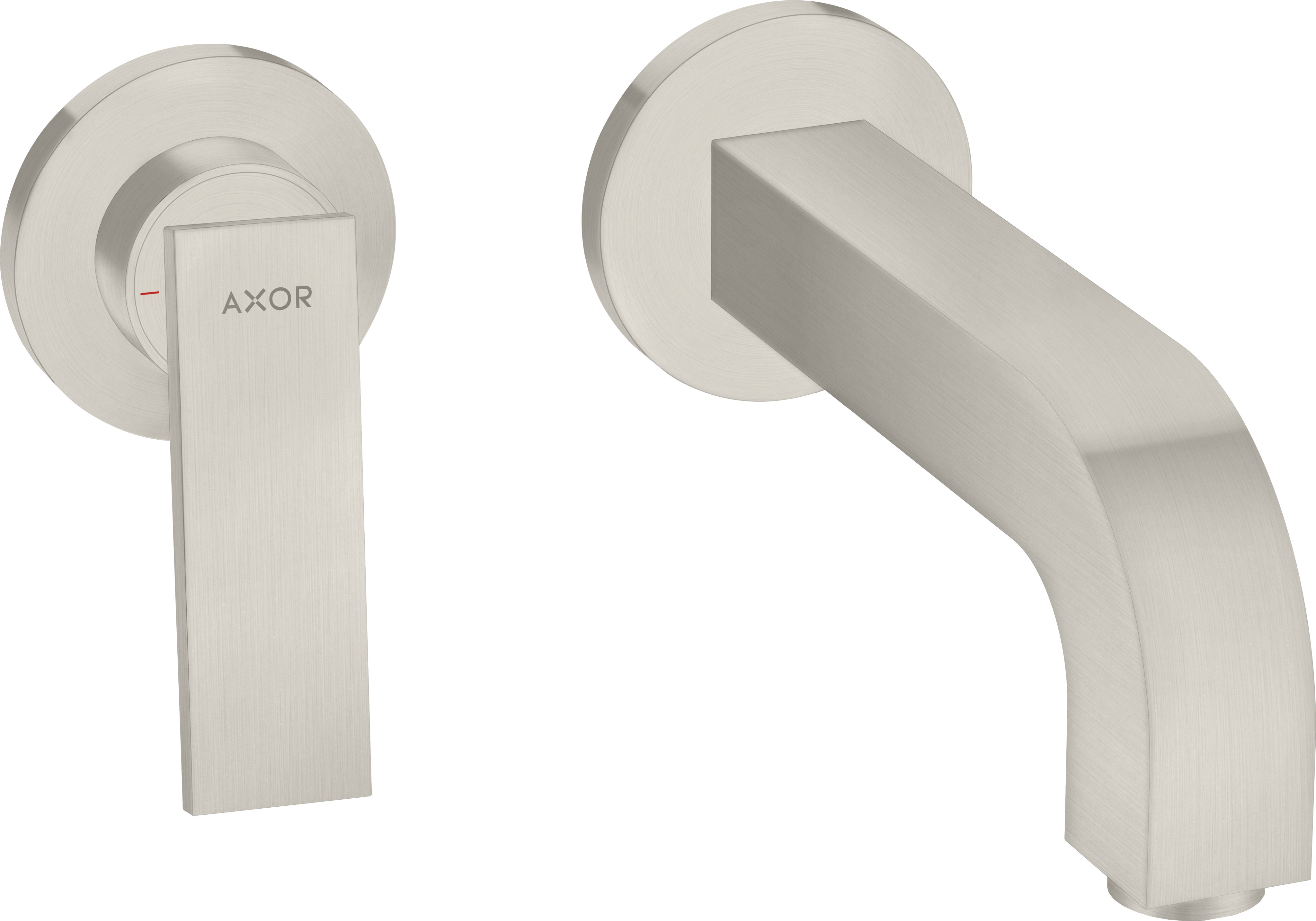 AXOR Citterio Single lever basin mixer for concealed installation wall-mounted with lever handle, spout 220 mm and escutcheons