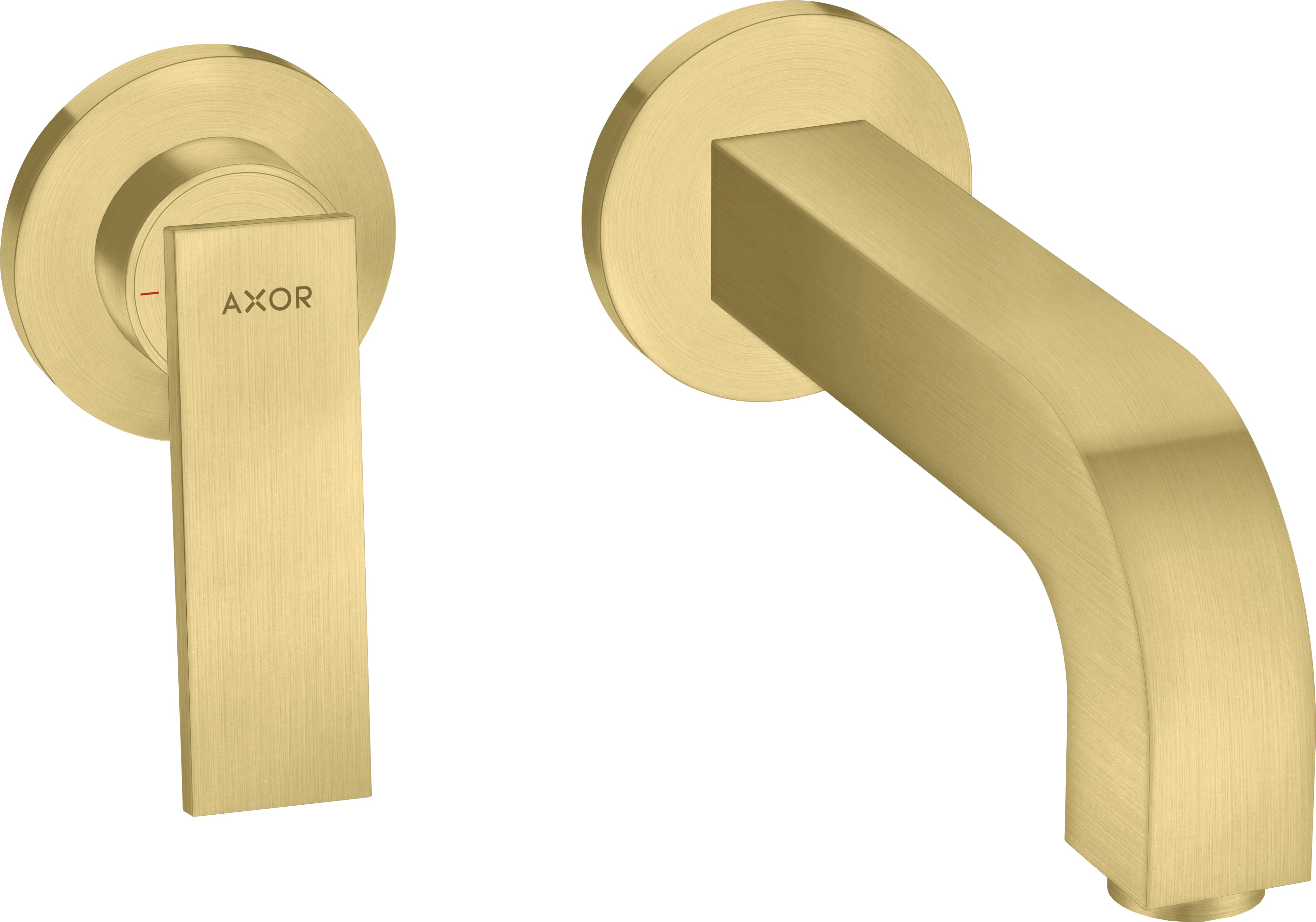 AXOR Citterio Single lever basin mixer for concealed installation wall-mounted with lever handle, spout 220 mm and escutcheons