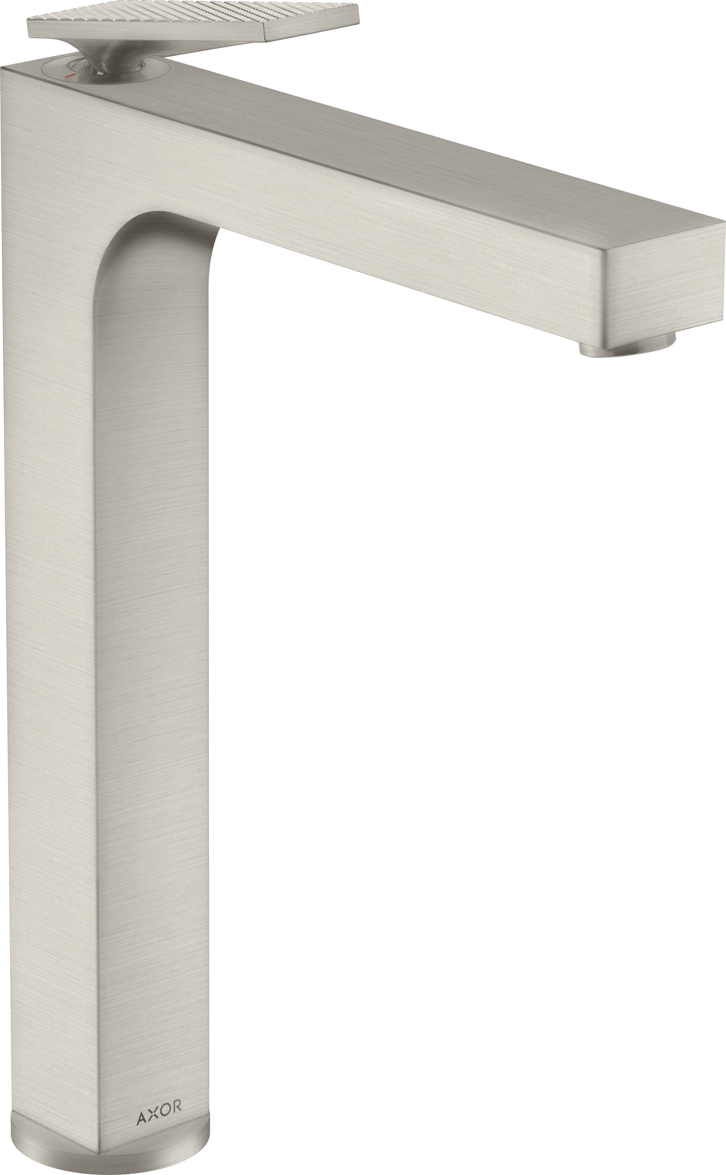 AXOR Citterio Single lever basin mixer 280 with lever handle for wash bowls with waste set - rhombic cut