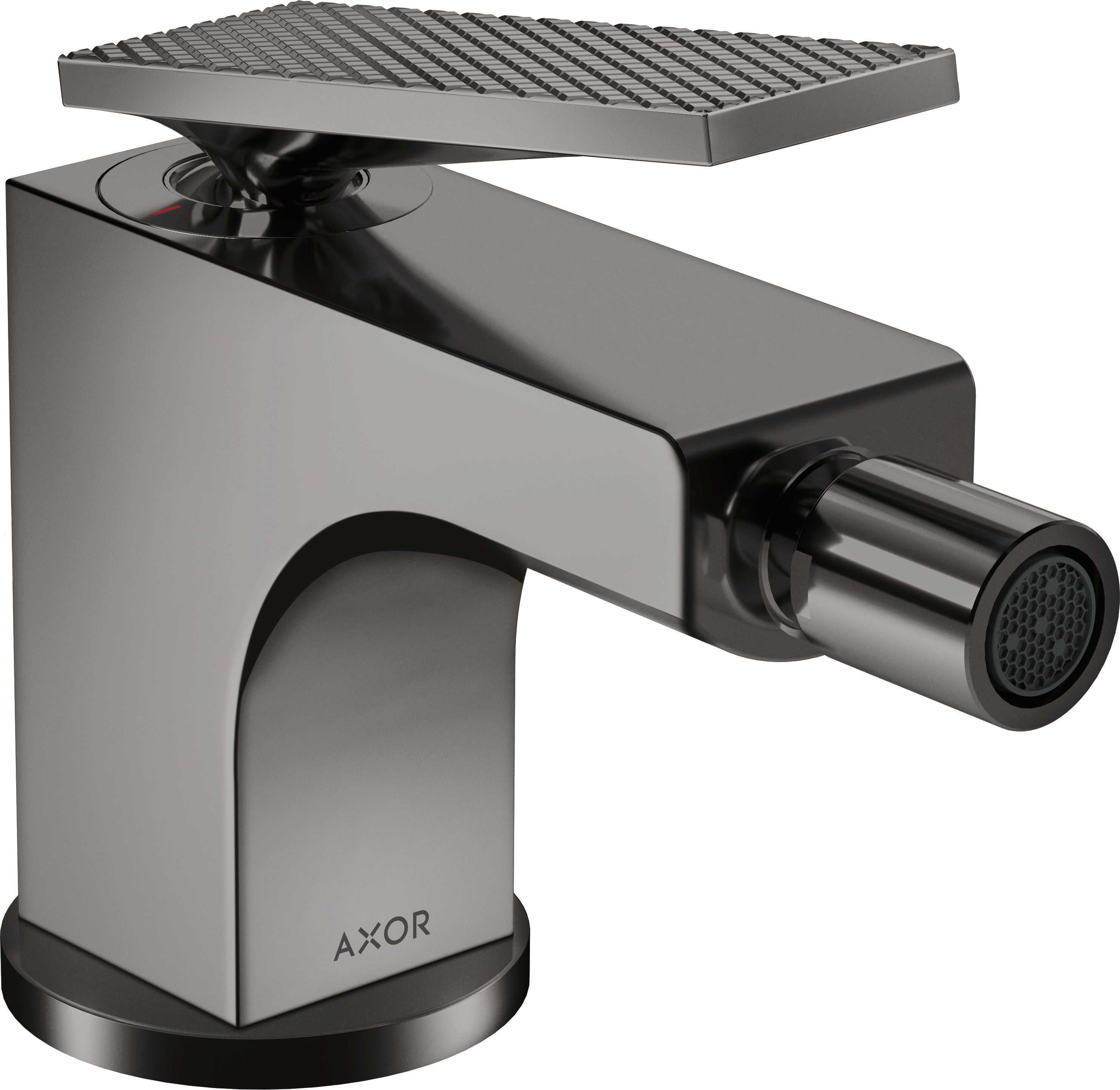AXOR Citterio Single lever bidet mixer with lever handle and pop-up waste set - rhombic cut