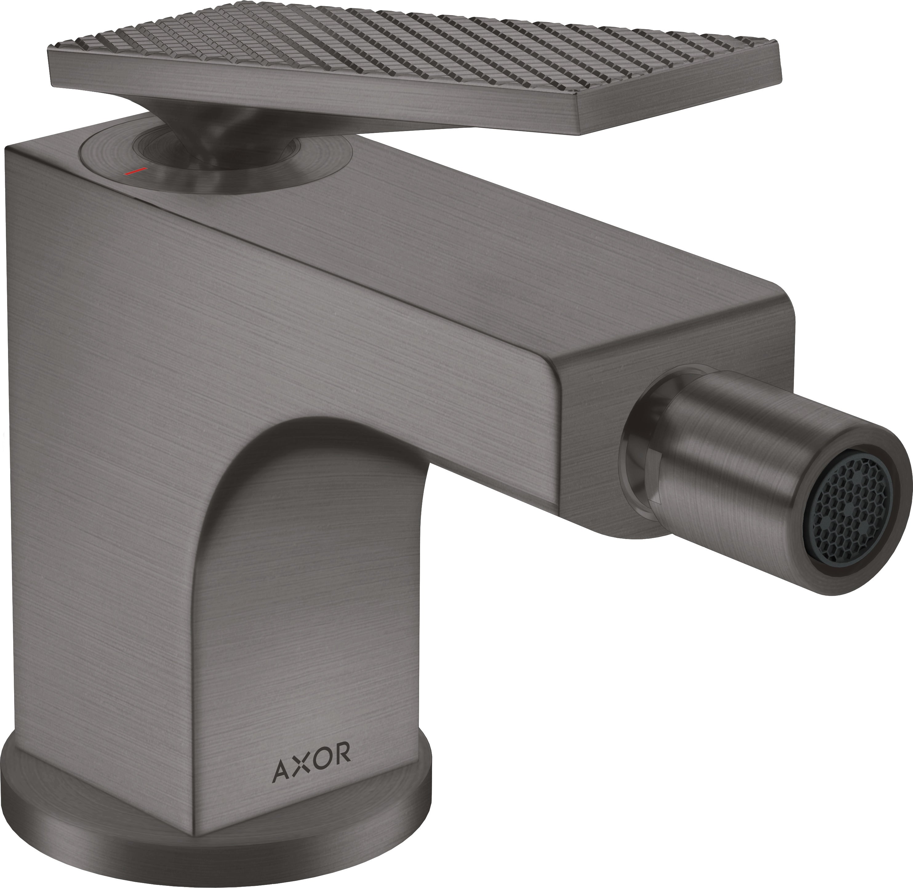 AXOR Citterio Single lever bidet mixer with lever handle and pop-up waste set - rhombic cut
