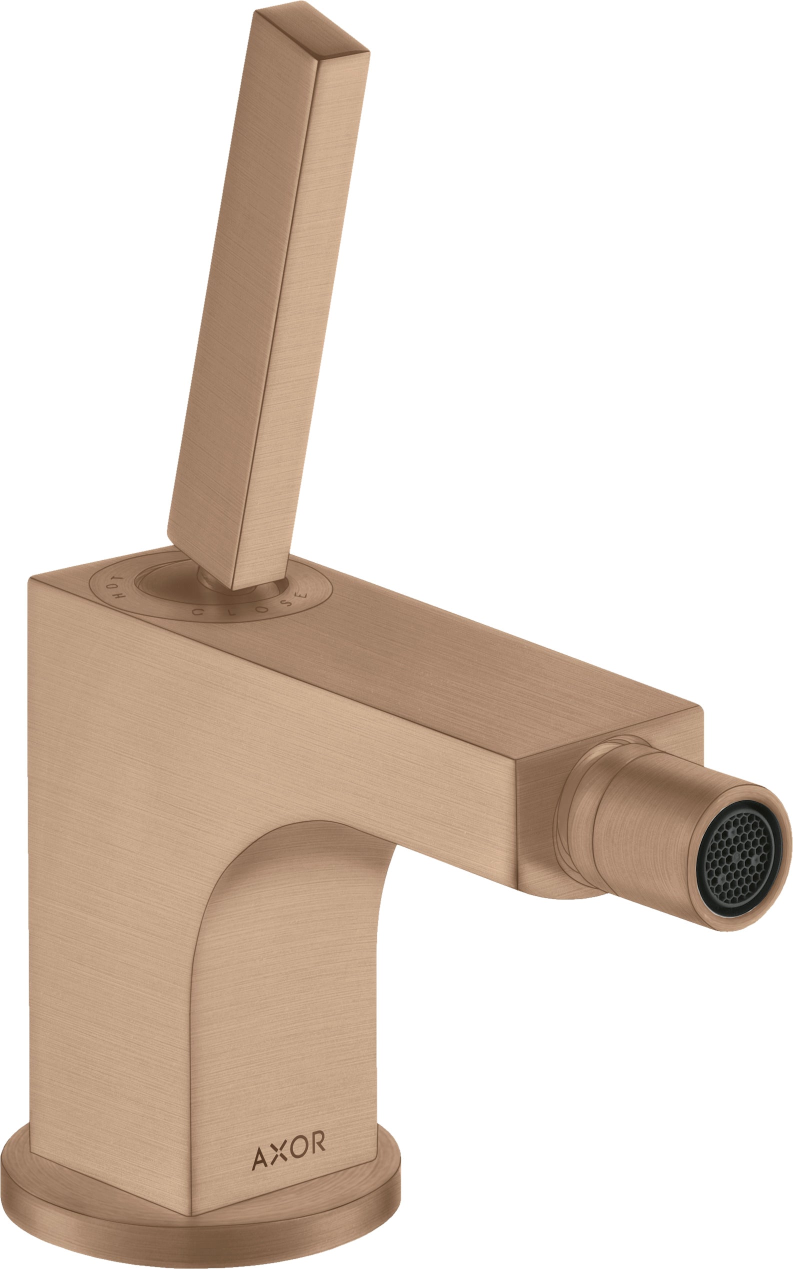 AXOR Citterio Single lever bidet mixer with pop-up waste