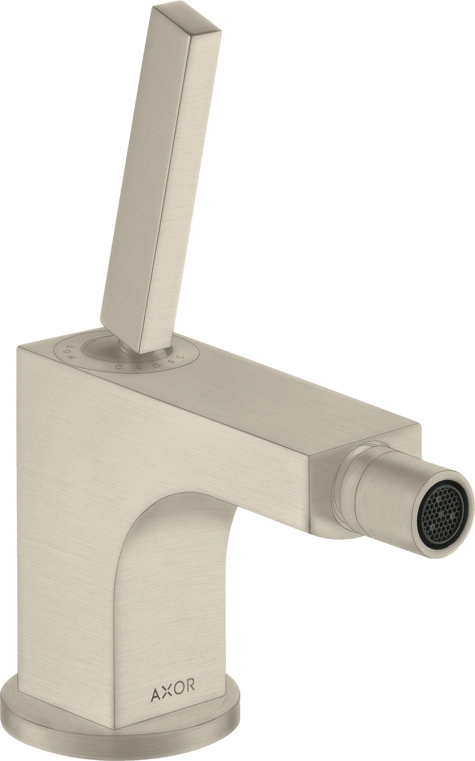 AXOR Citterio Single lever bidet mixer with pop-up waste