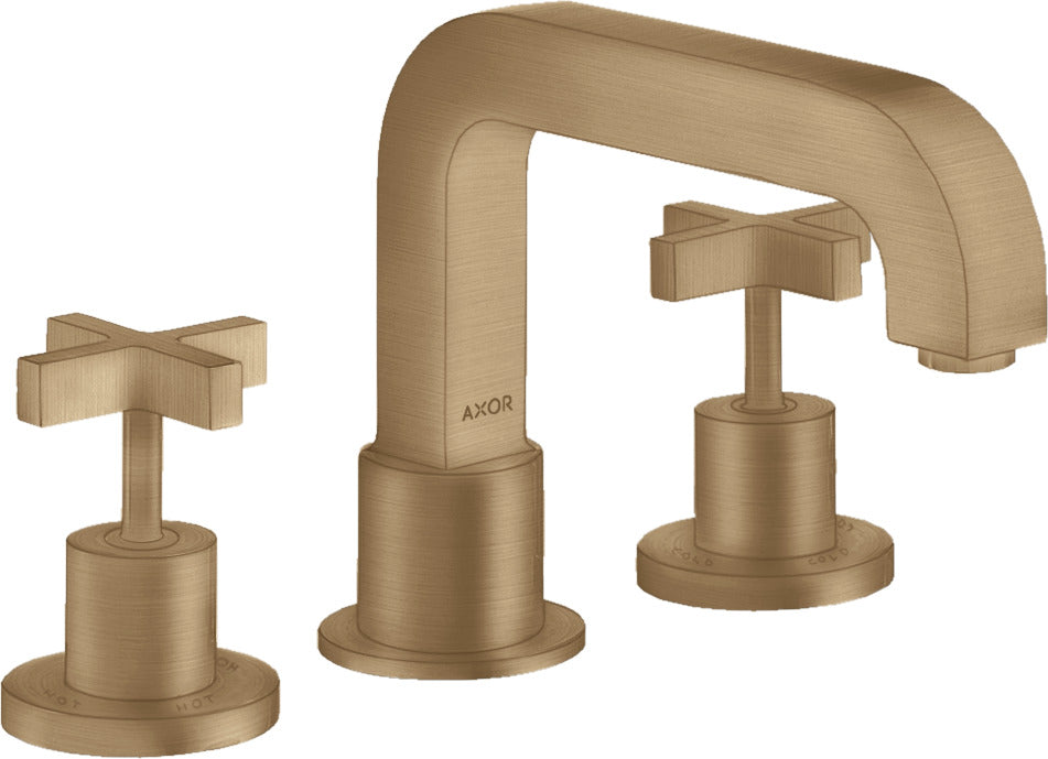 AXOR Citterio 3-hole rim-mounted bath mixer with cross handles